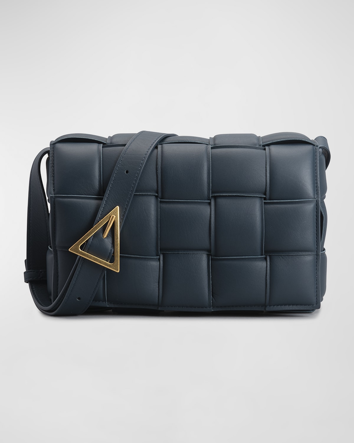 Bottega Veneta Padded Cassette Crossbody Bag In Deep Blue