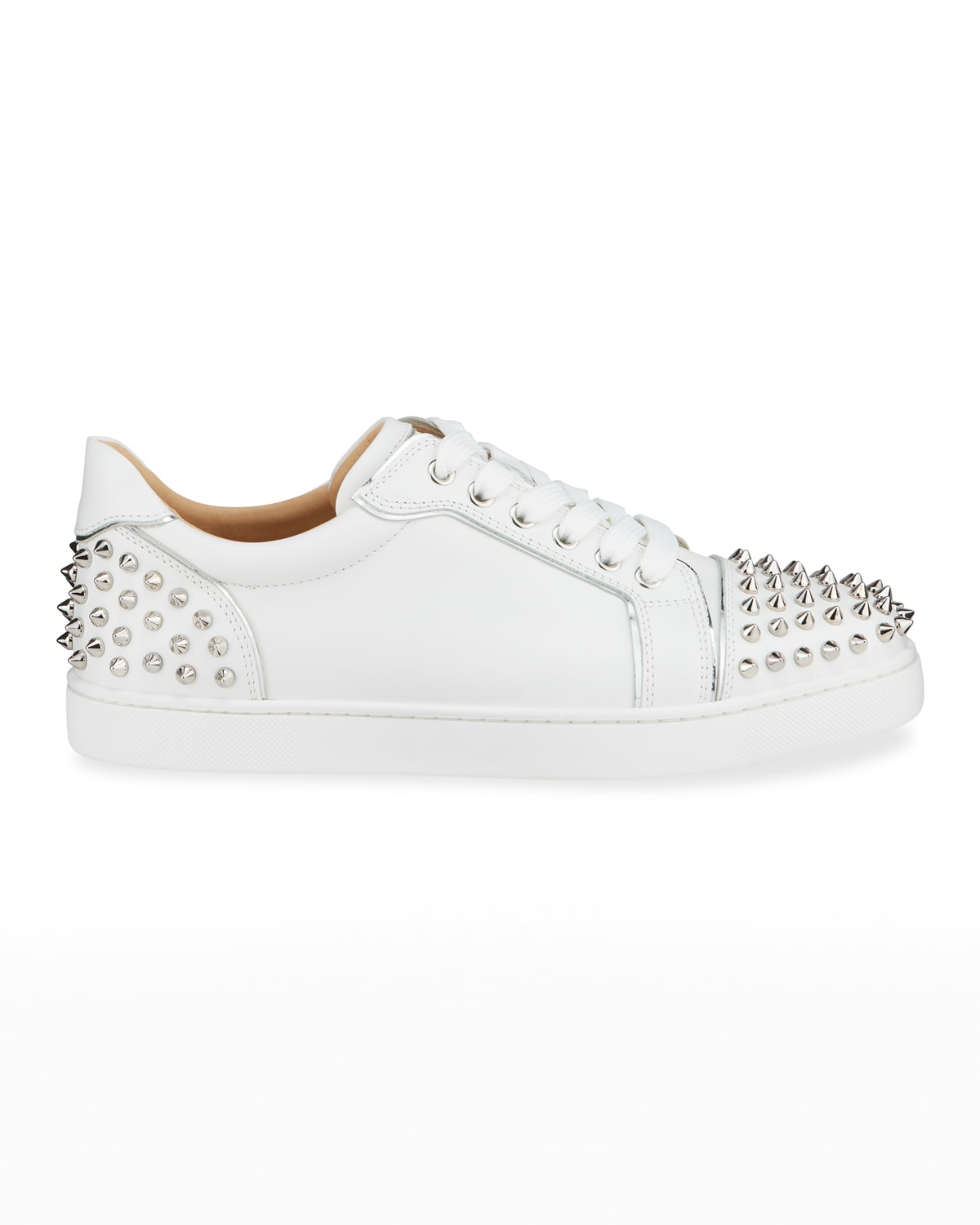 Viera 2 Spikes Leather Low-Top Sneakers
