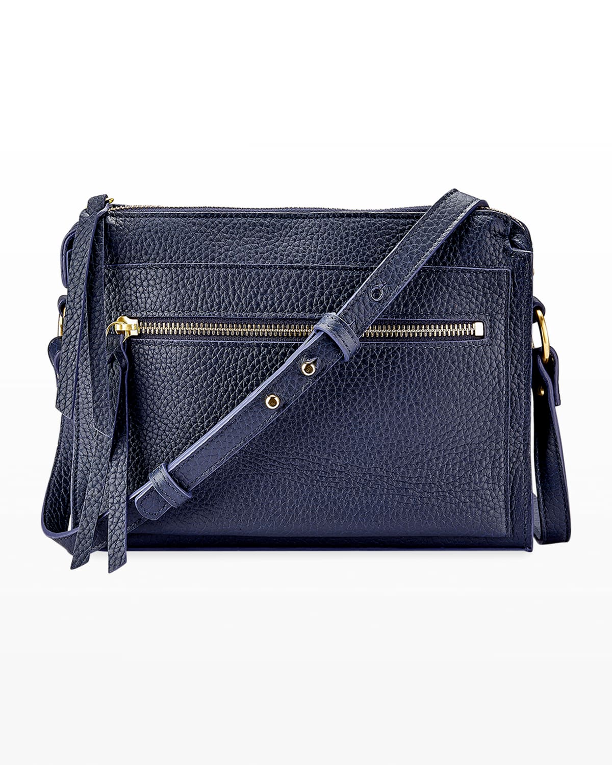 Gigi New York Whitney Pebbled Leather Crossbody Bag