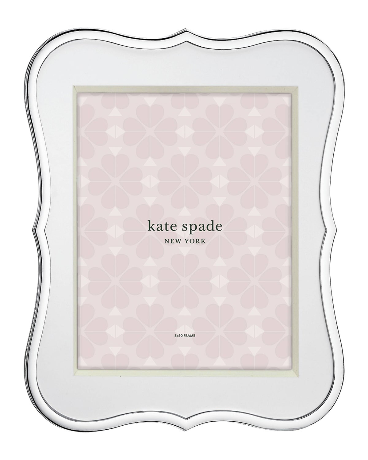 Shop Kate Spade Crown Point 8" X 10" Picture Frame In Silver