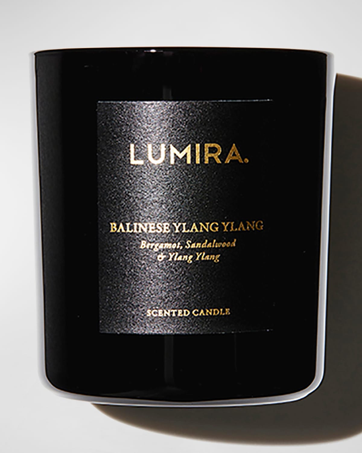 Lumira 10.6 Oz. Balinese Ylang Ylang Scented Candle In Black