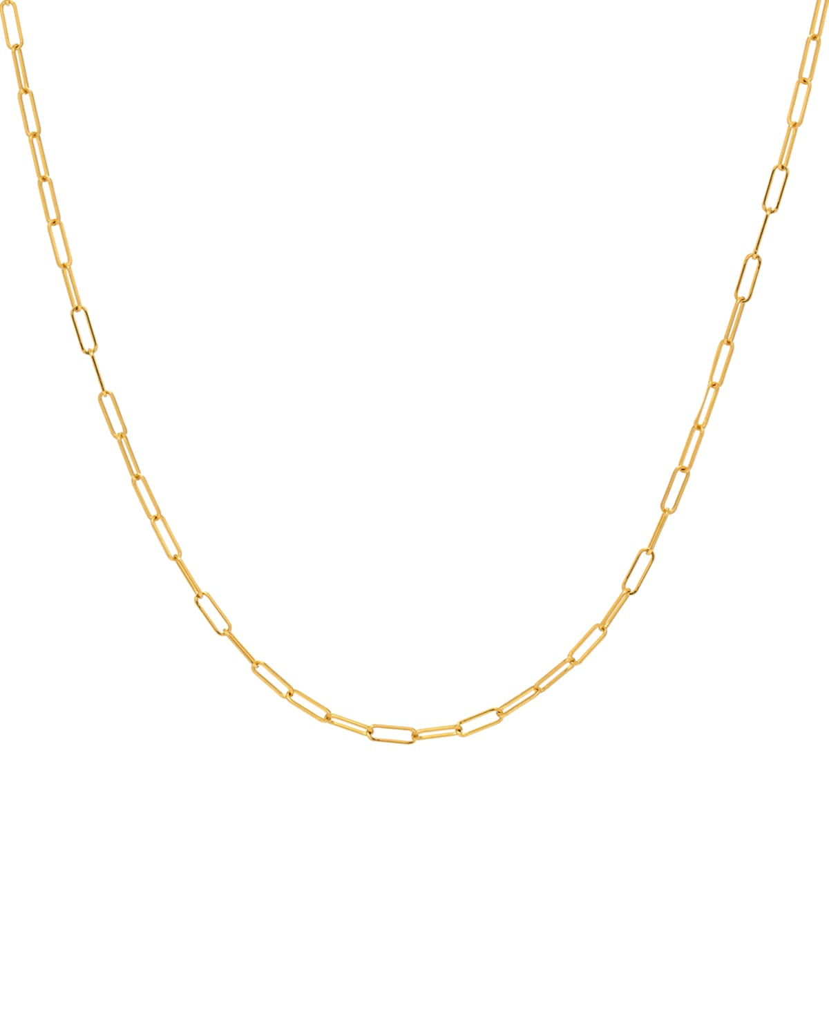 Zoe Lev Jewelry 14k Gold Open Link Necklace