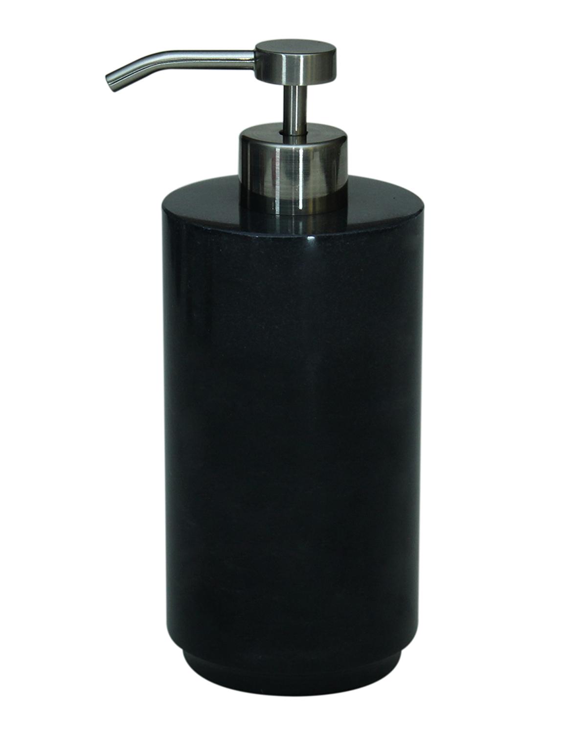 Marble Crafter Eris Collection Jet Black Soap Dispenser