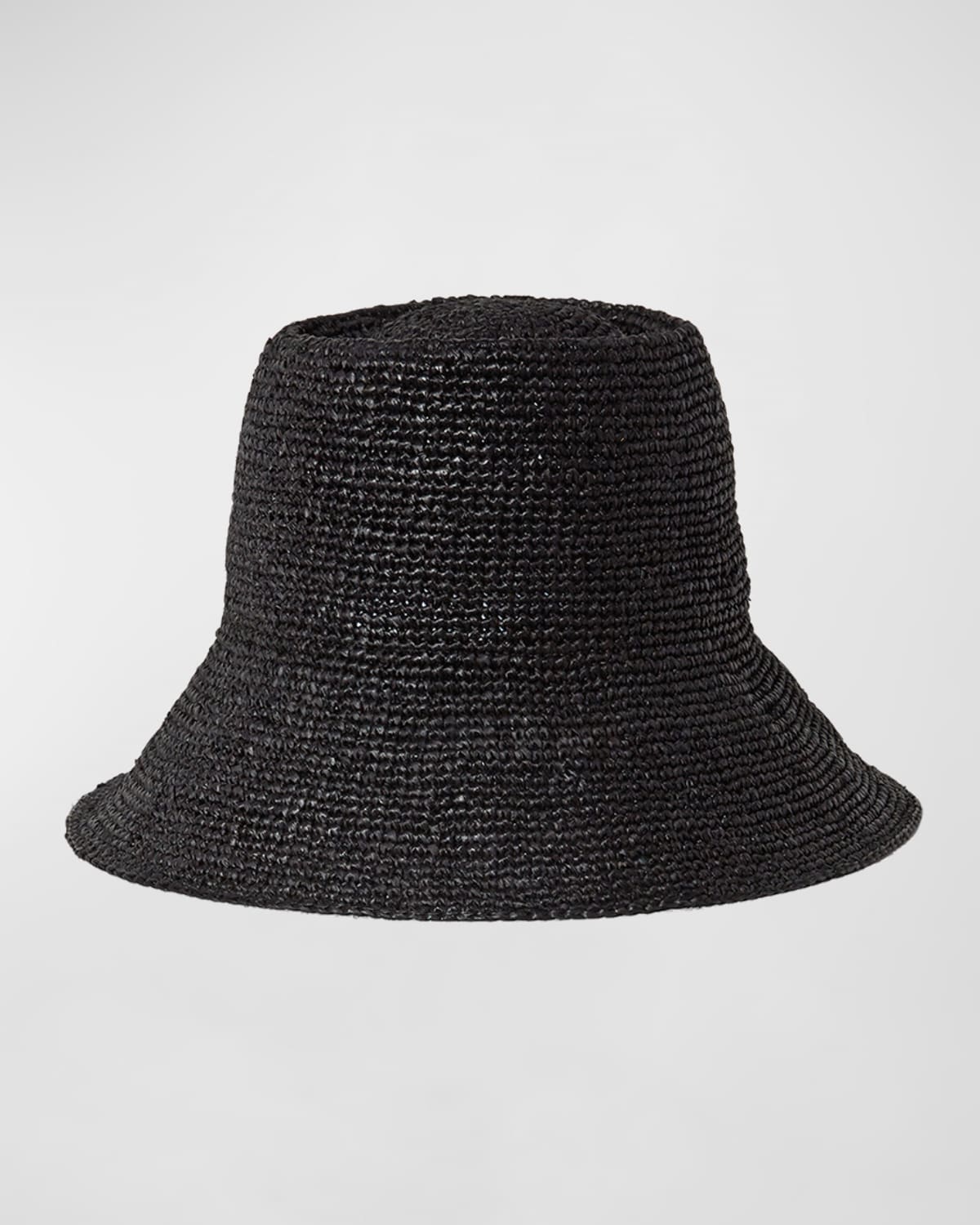 Shop Janessa Leone Felix Large Brim Straw Hat In Black