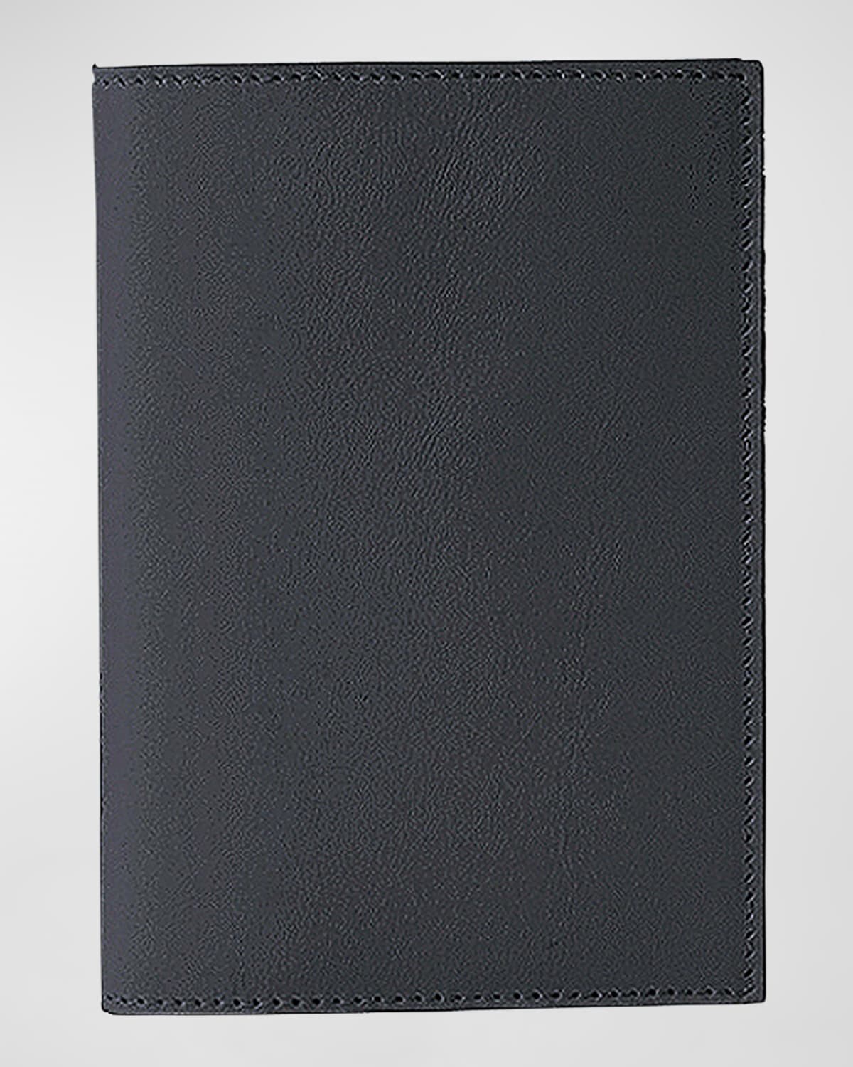 Bell'invito Monogram Passport Cover In Asphalt