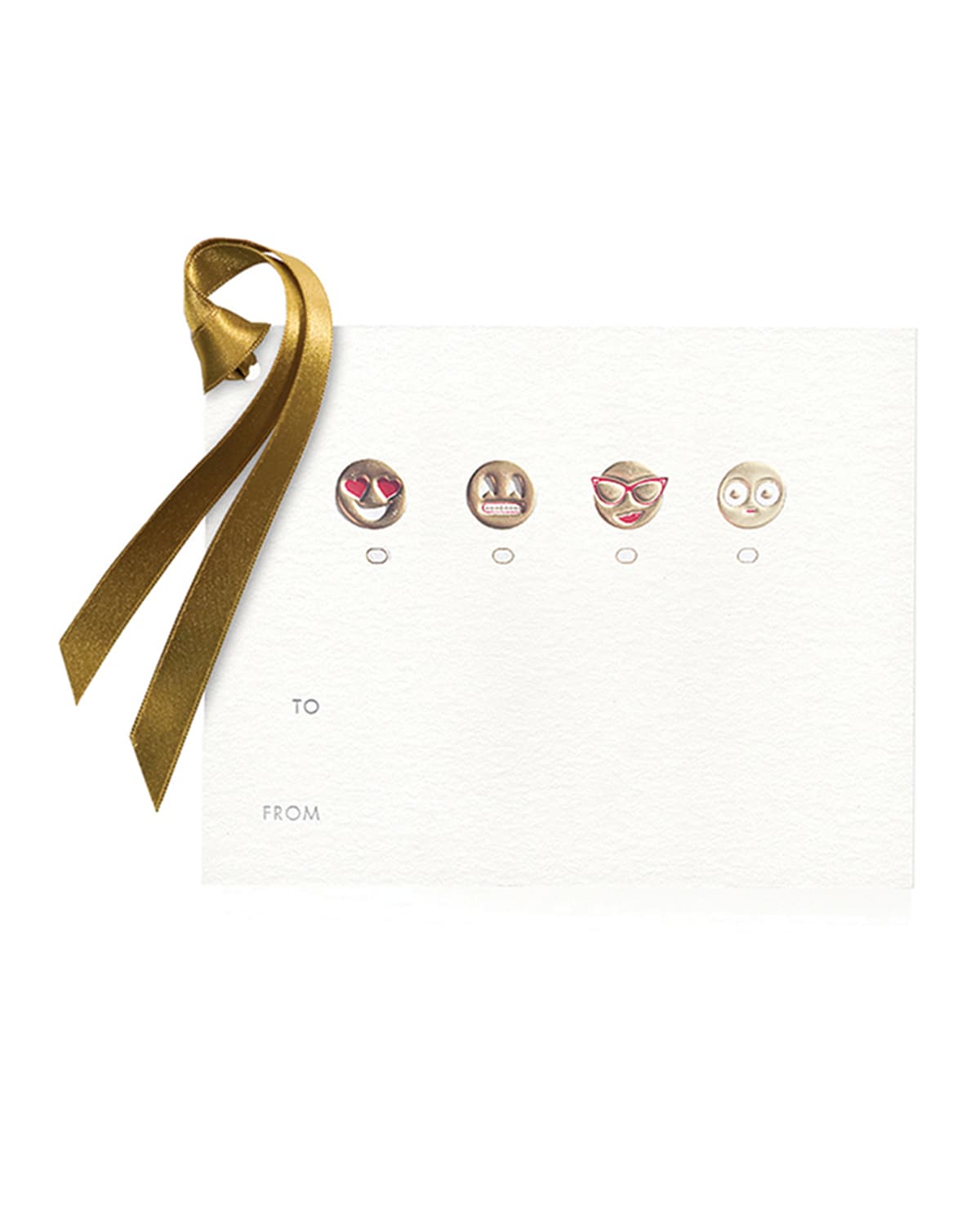 Shop Bell'invito Emoji Gift Tags, Set Of 8 In White