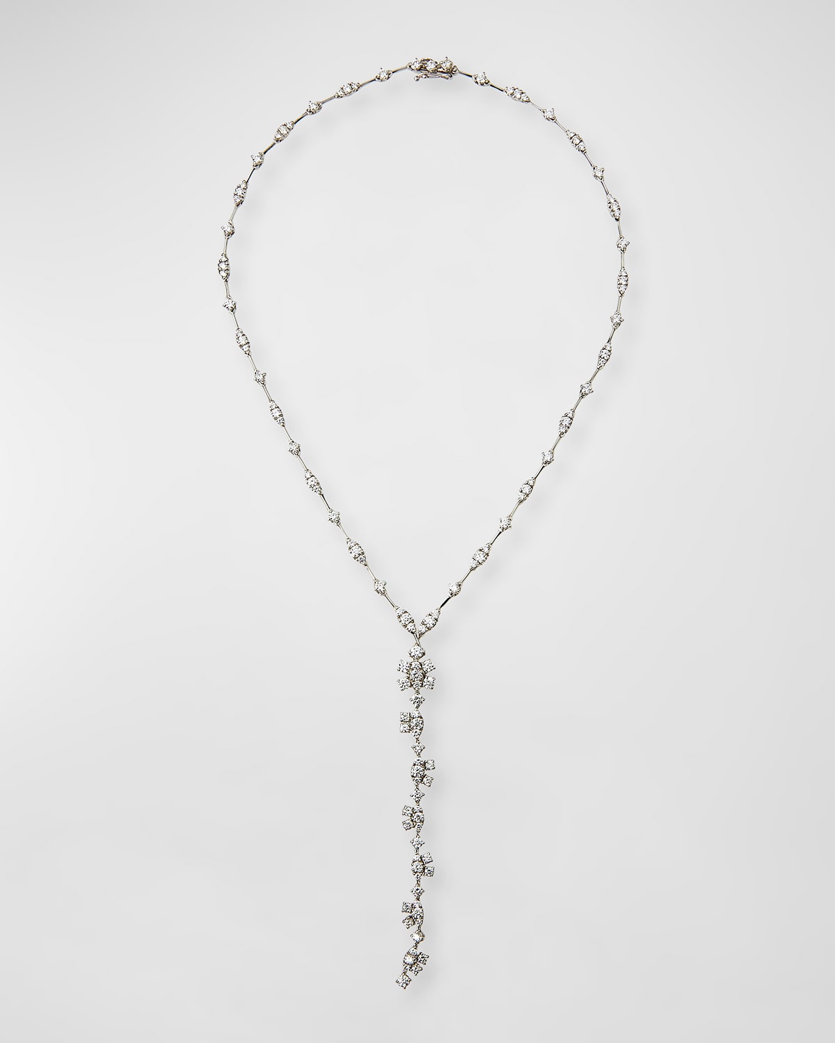 Mixed-Cut Diamond Y-Dangle Necklace, 6.2 tdcw