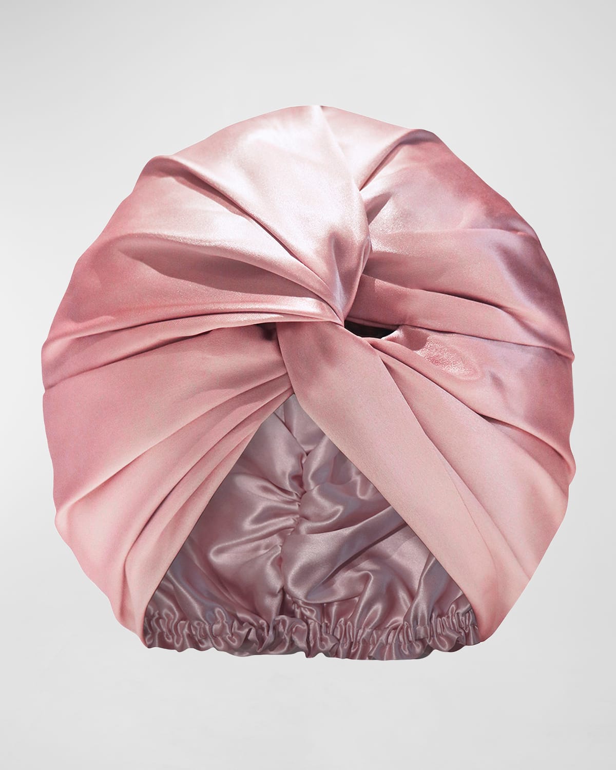 Shop Slip Pure Silk Turban In Pink
