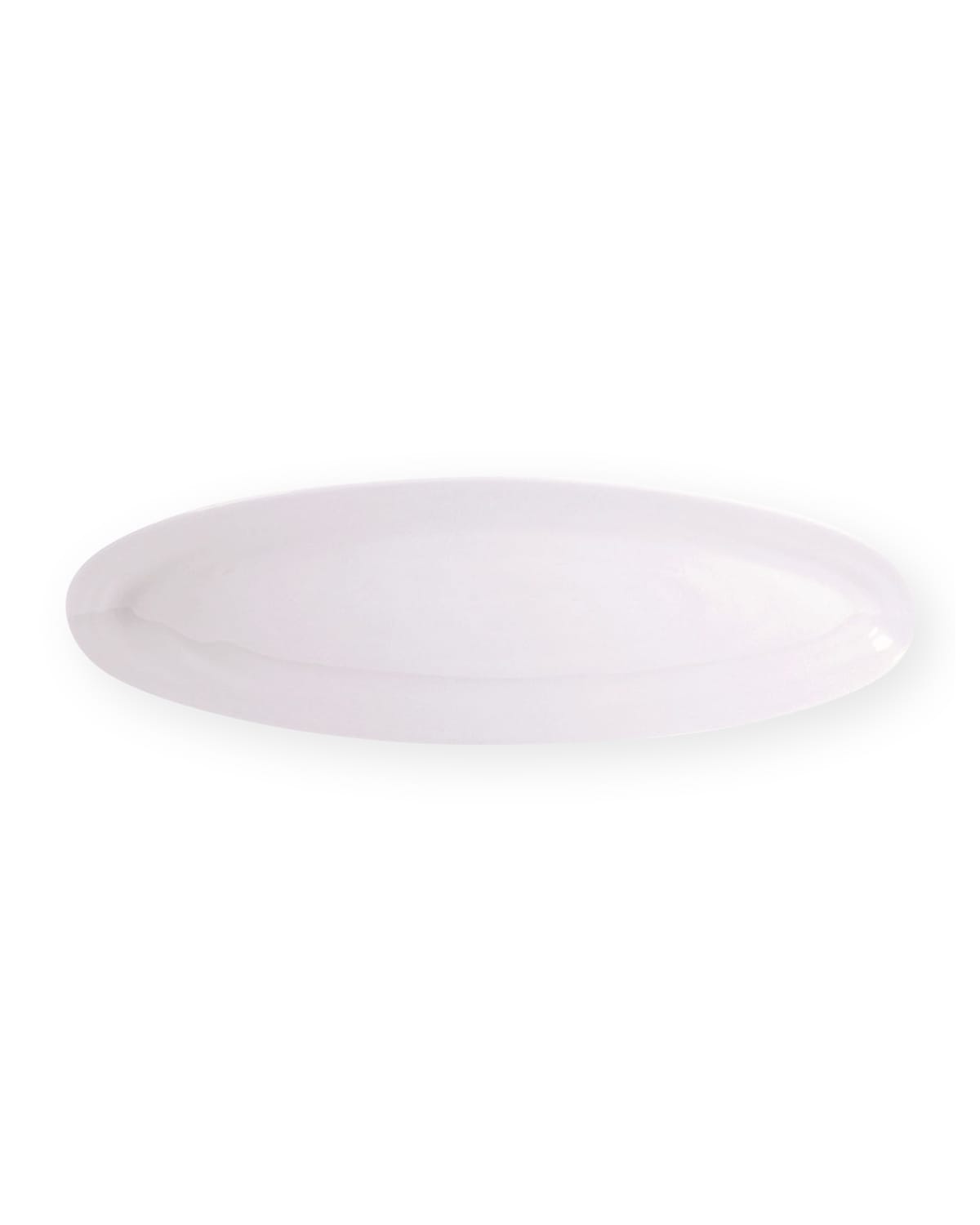 Bernardaud Origine Oblong Coupe Plate, 16.5 In White