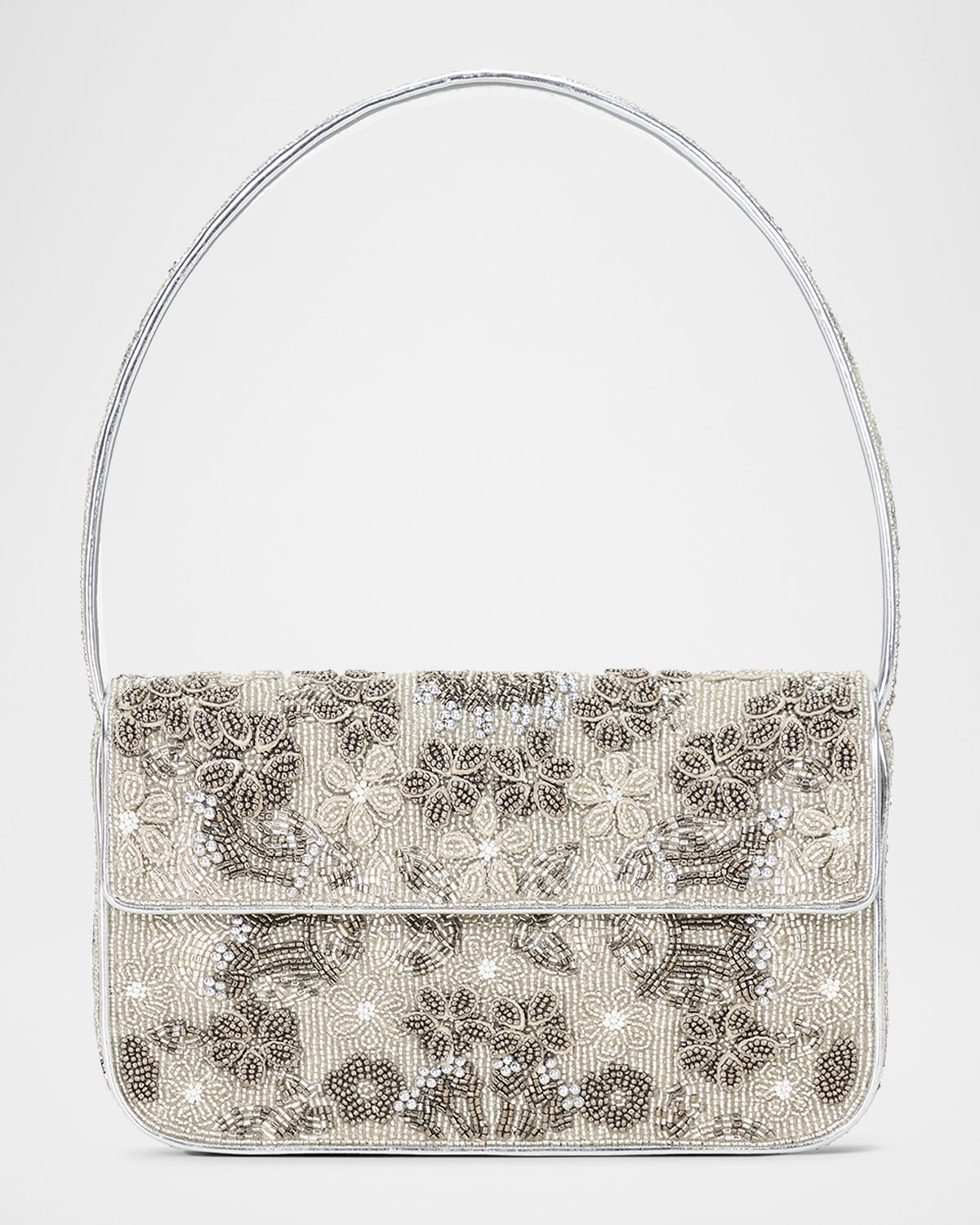 STAUD TOMMY FLORAL SHOULDER BAG 