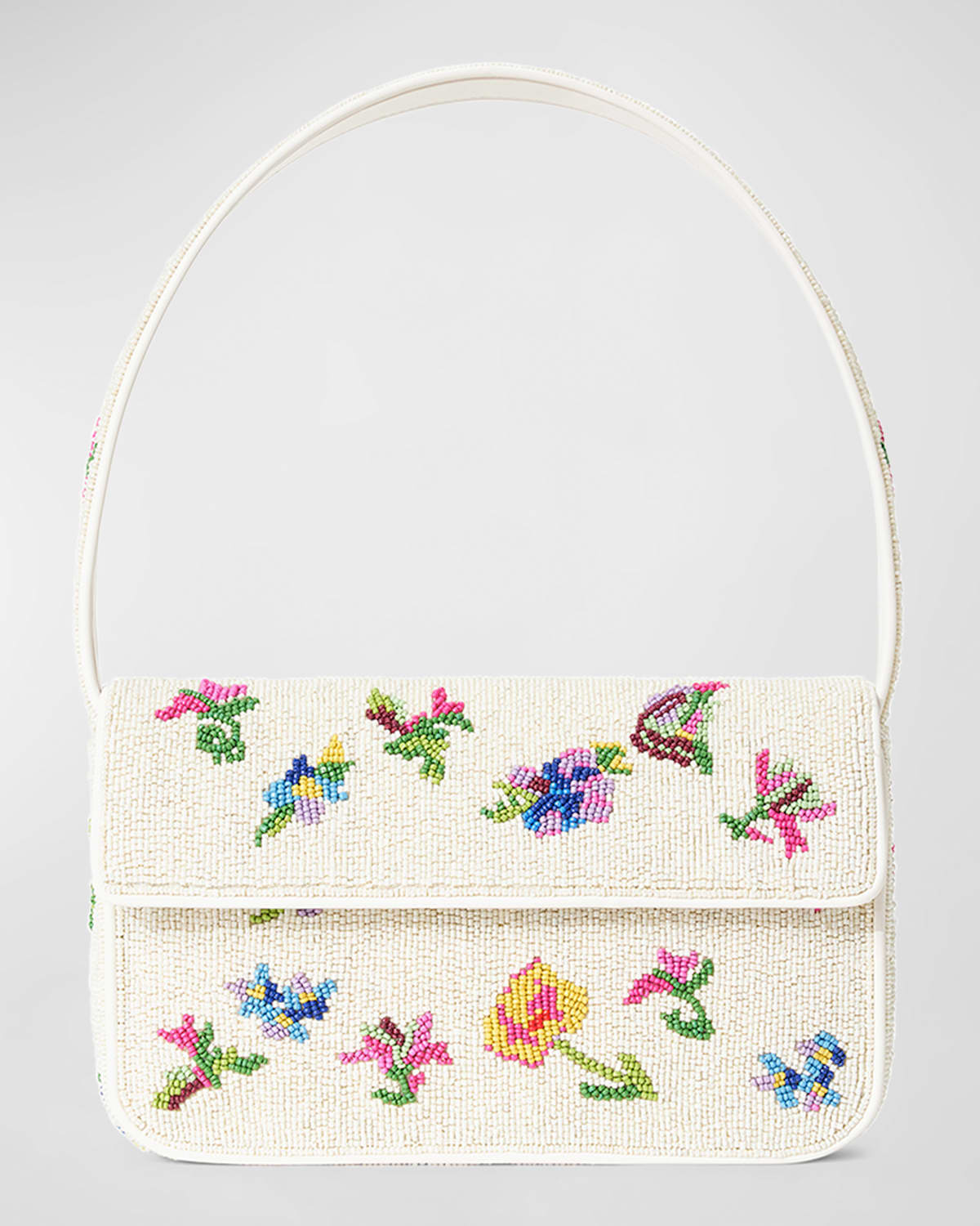 Staud Tommy Floral Shoulder Bag In Fruit Salad