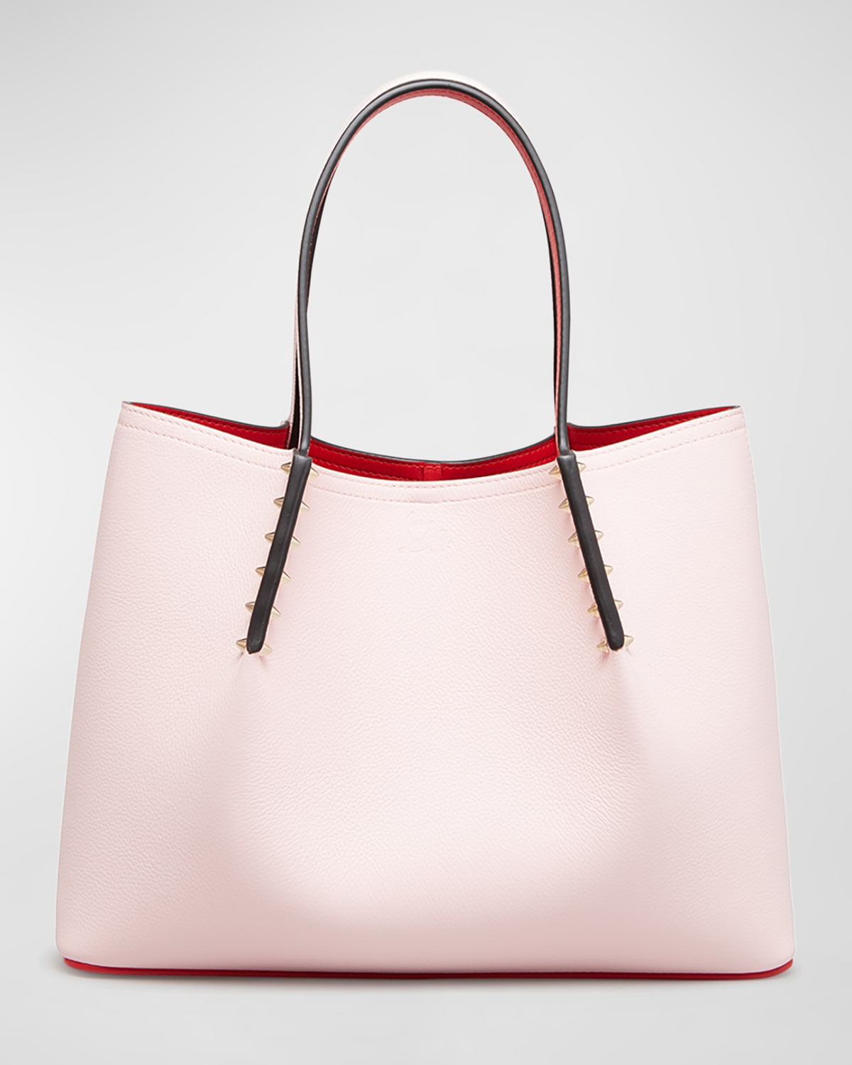 Christian Louboutin Cabarock Small Spike Red Sole Tote Bag