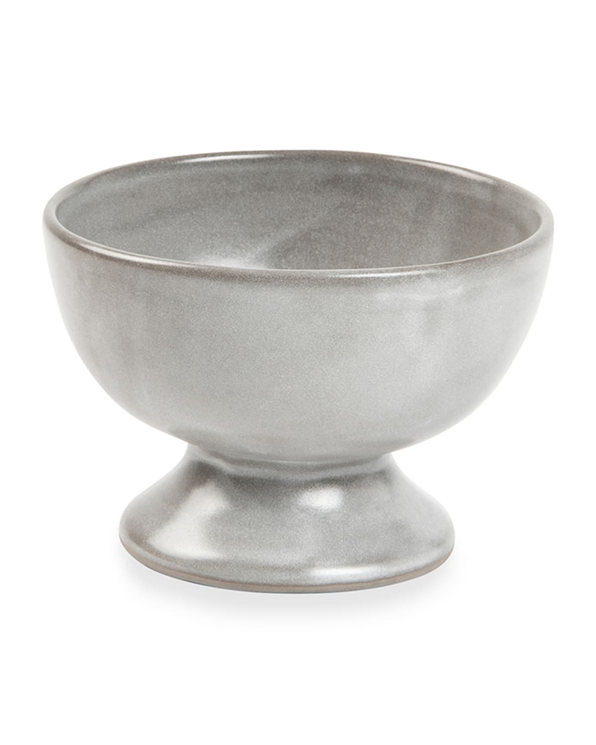 Blue Pheasant Wilson Cement Glaze Small Footed Serving Bowls, Set Of 2 In Cement Glaze