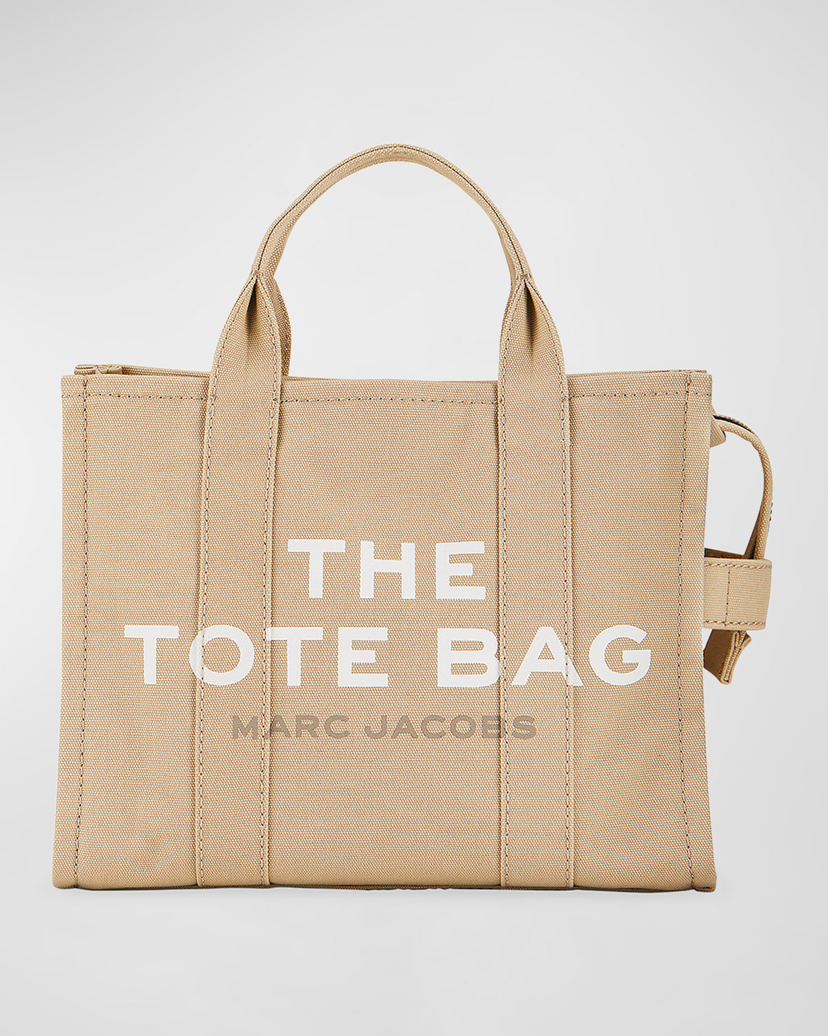 The Marc Jacobs The Medium Canvas Tote Bag In Beige