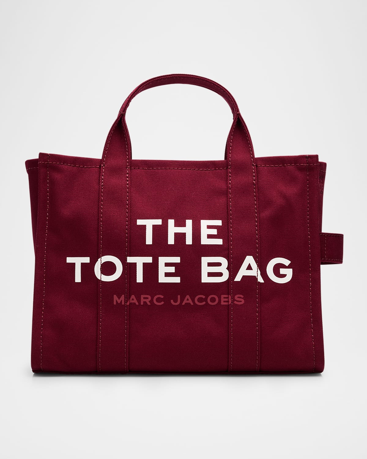 Marc Jacobs The Medium Canvas Tote Bag In Oxblood