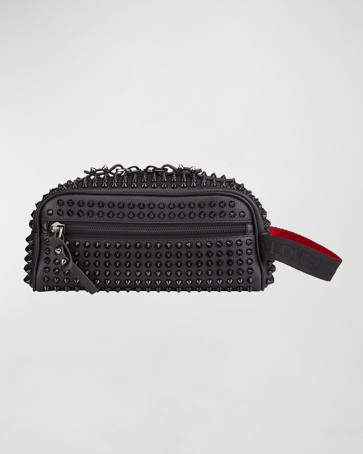 Men's Blaster Spiked Leather Travel Toiletry Bag