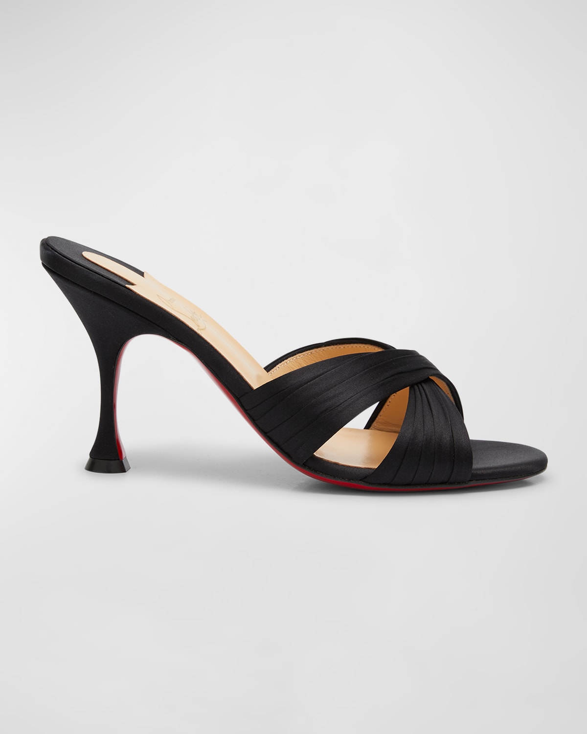 Nicol is Back Red Sole Slide High-Heel Sandals