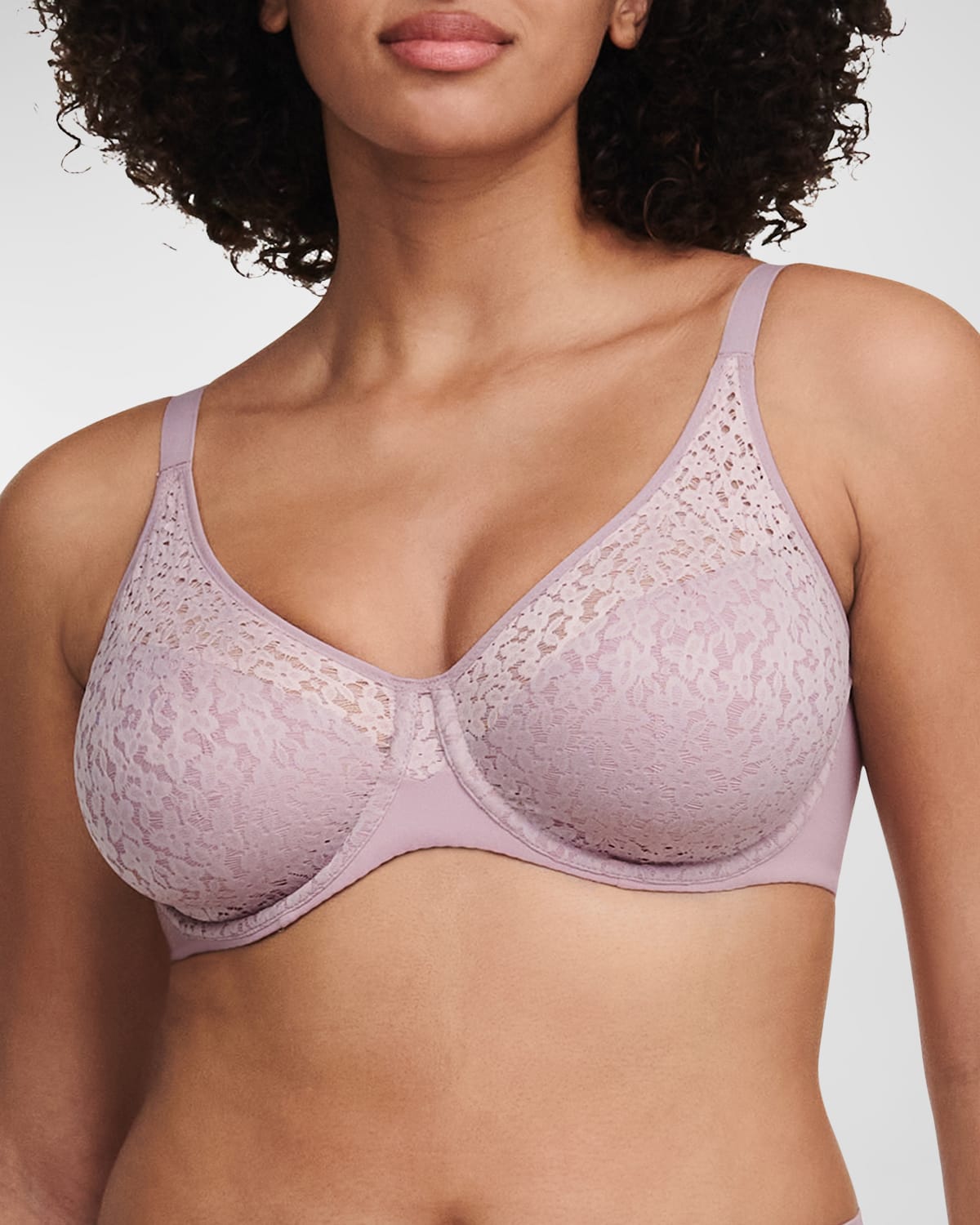 Chantelle Lucie Lace Comfort Smooth Custom Fit Demi T-Shirt Bra