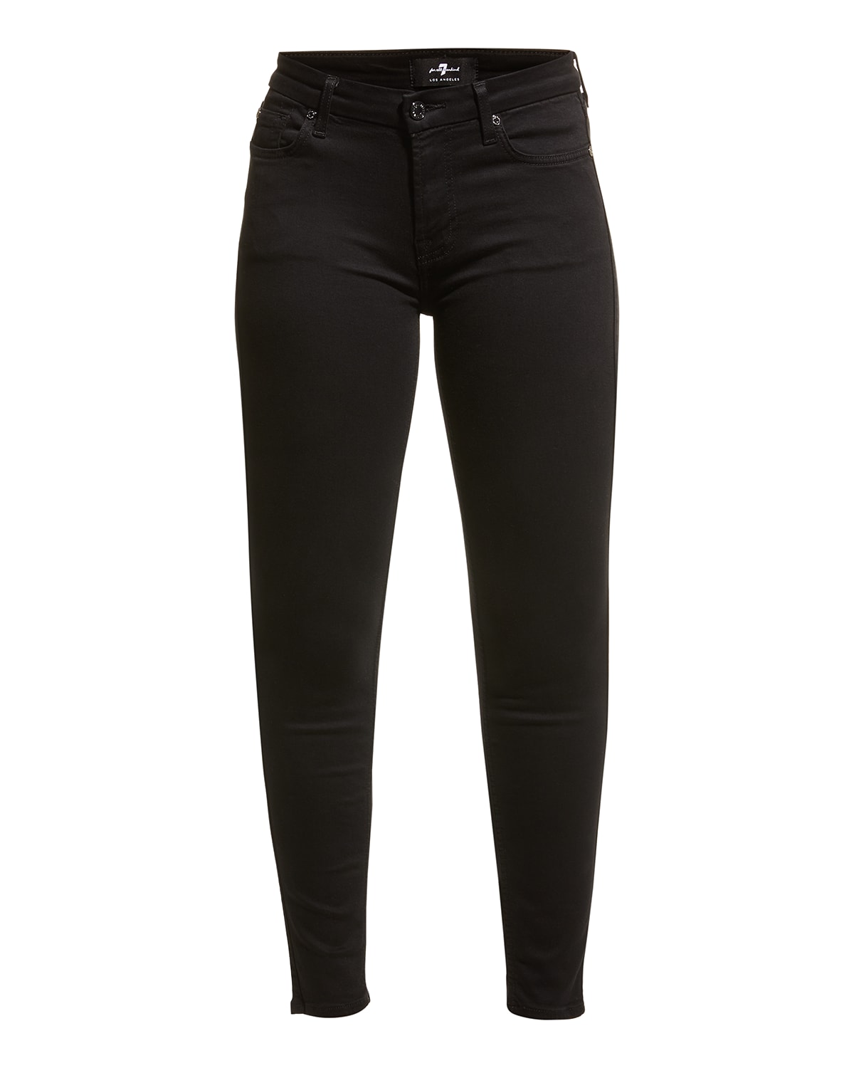 Seven for all mankind black skinny jeans sales