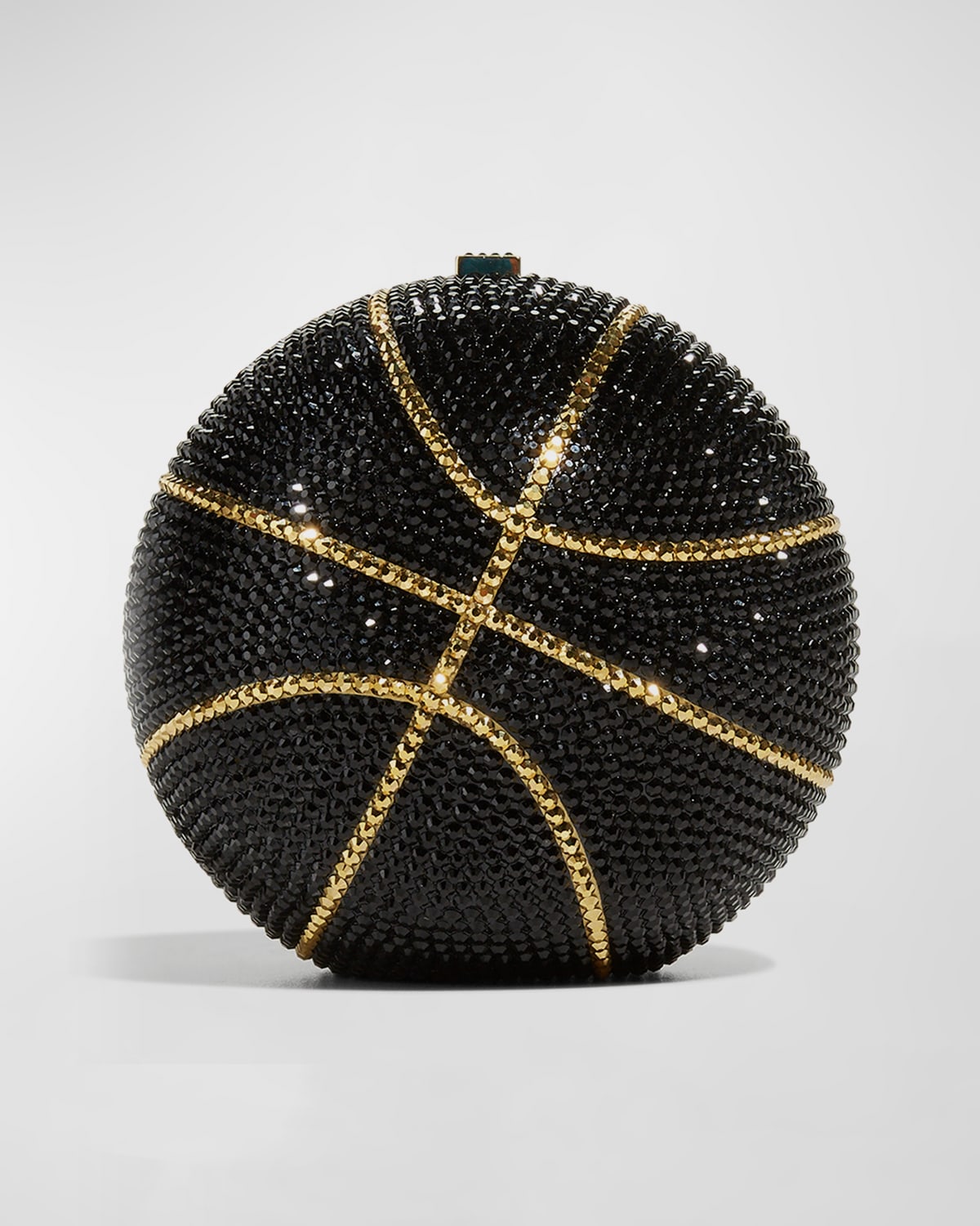 Judith Leiber Couture Basketball Crystal Sphere Clutch Bag Smart