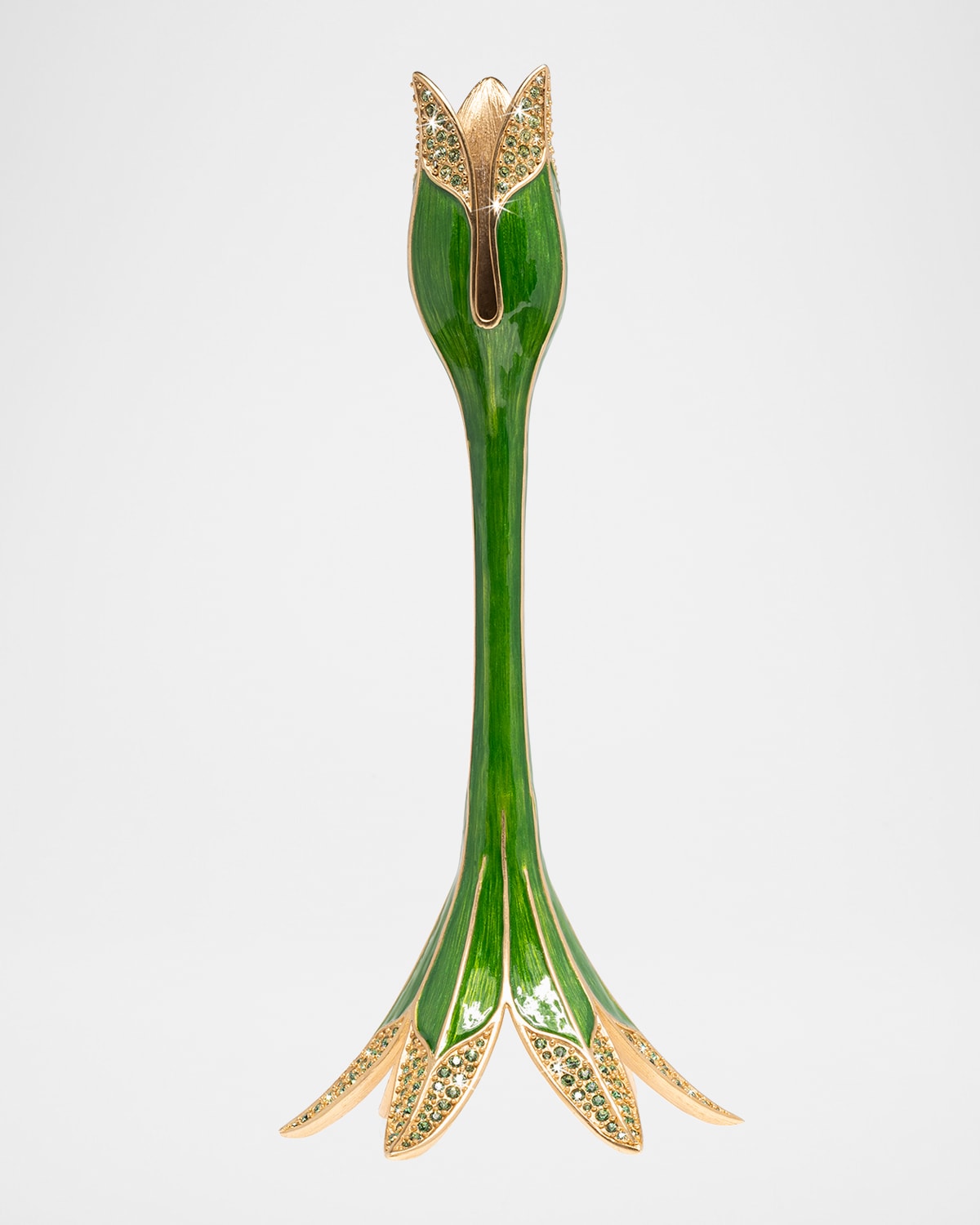 Jay Strongwater Tulip Medium Candlestick Holder