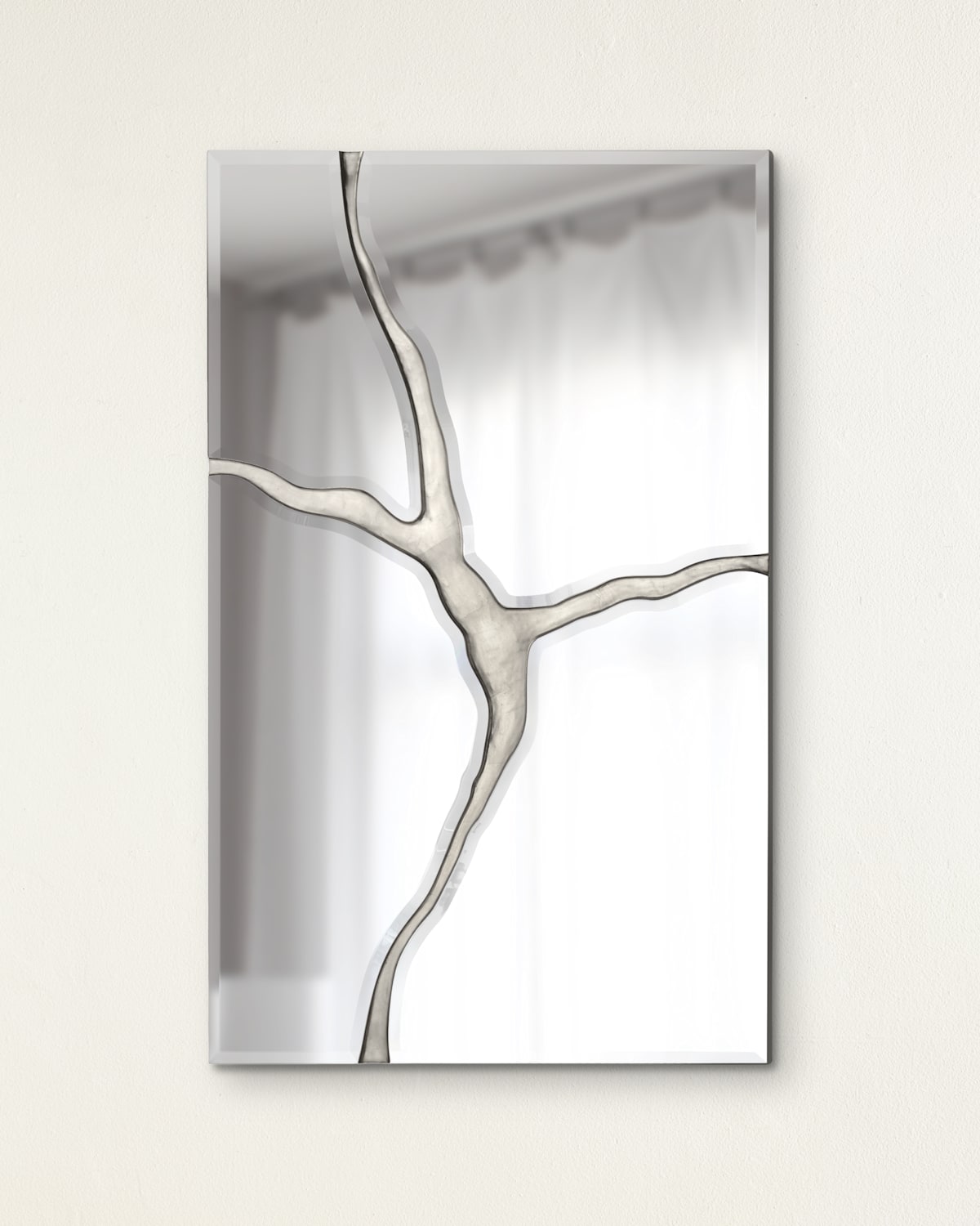 John-richard Collection Revne Mirror In Silver