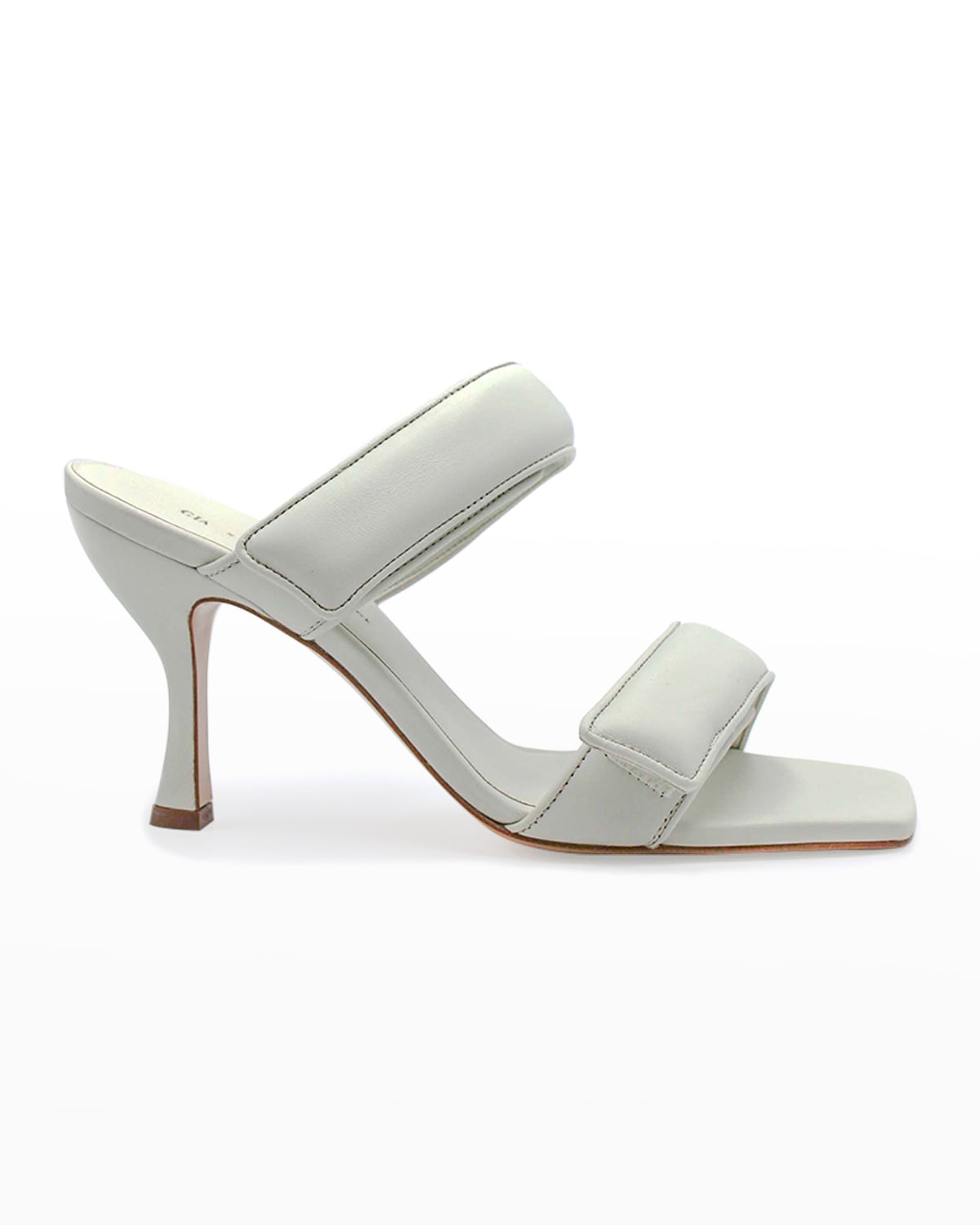 Gia Borghini Off-white Pernille Teisbaek Edition Perni 03 Heeled Sandals In Shell