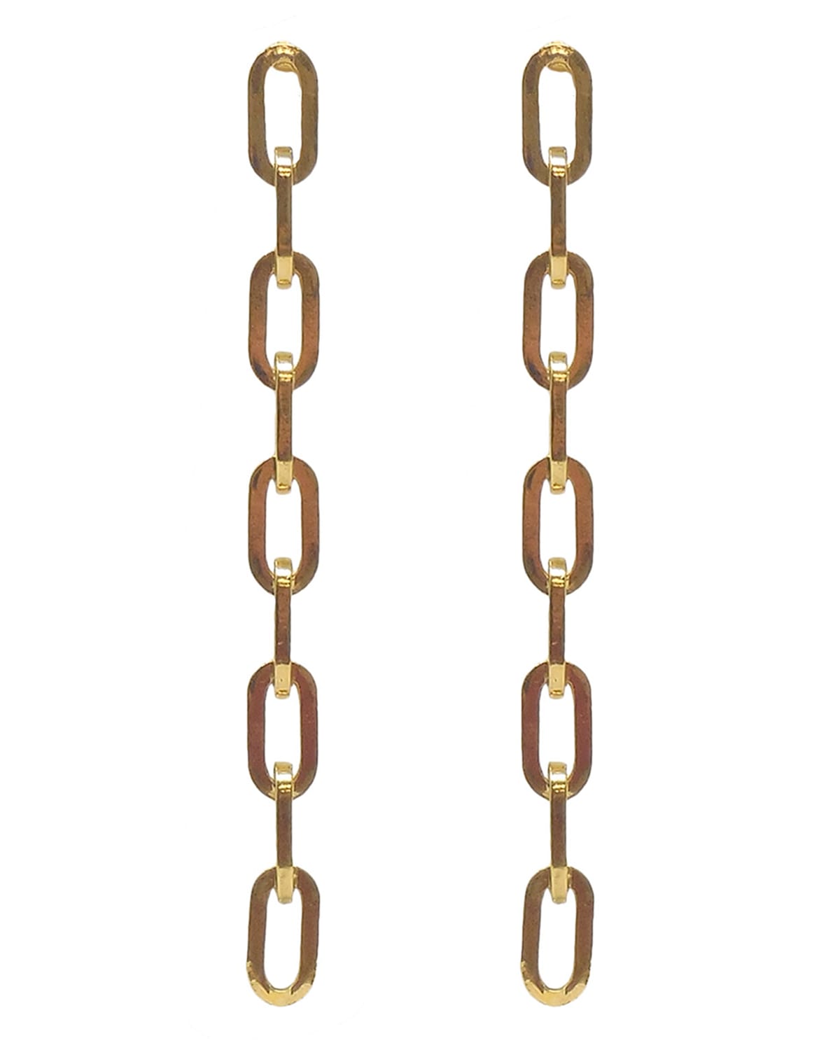 18K Gold-Plated Ripple Post Earrings