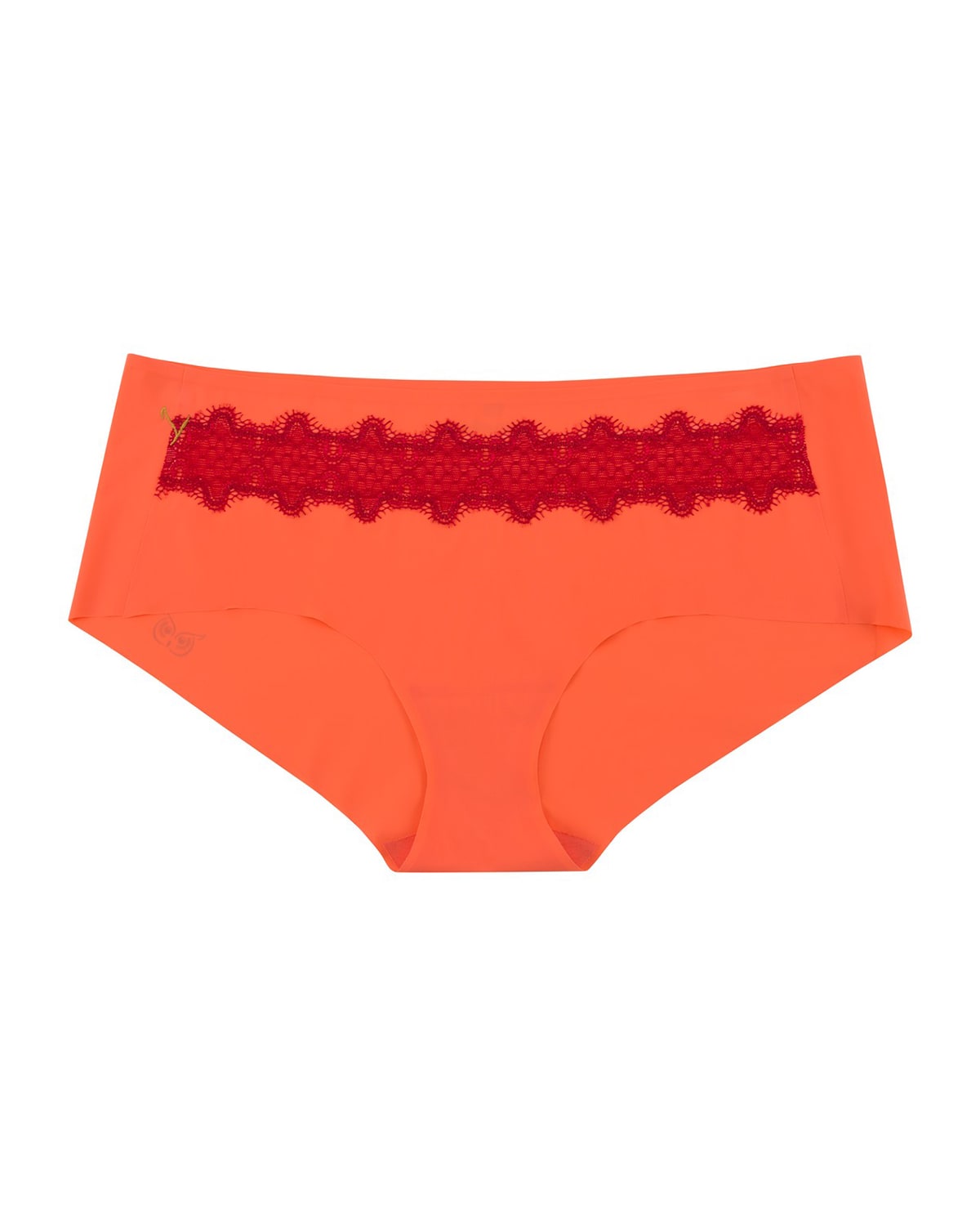 Uwila Warrior Happy Seam Brief Panties In Coral/red