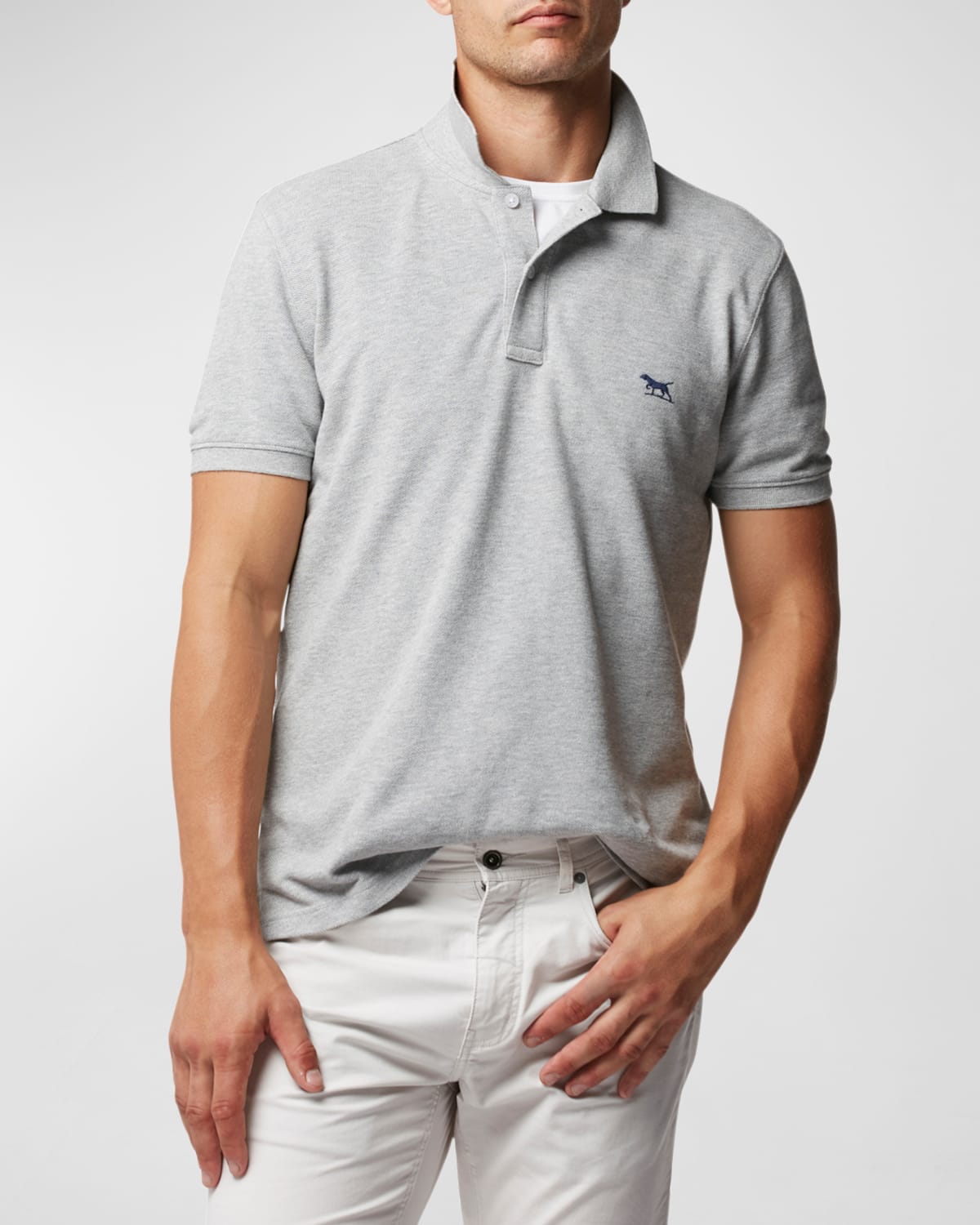 Shop Rodd & Gunn Men's The Gunn Polo Shirt In Gray