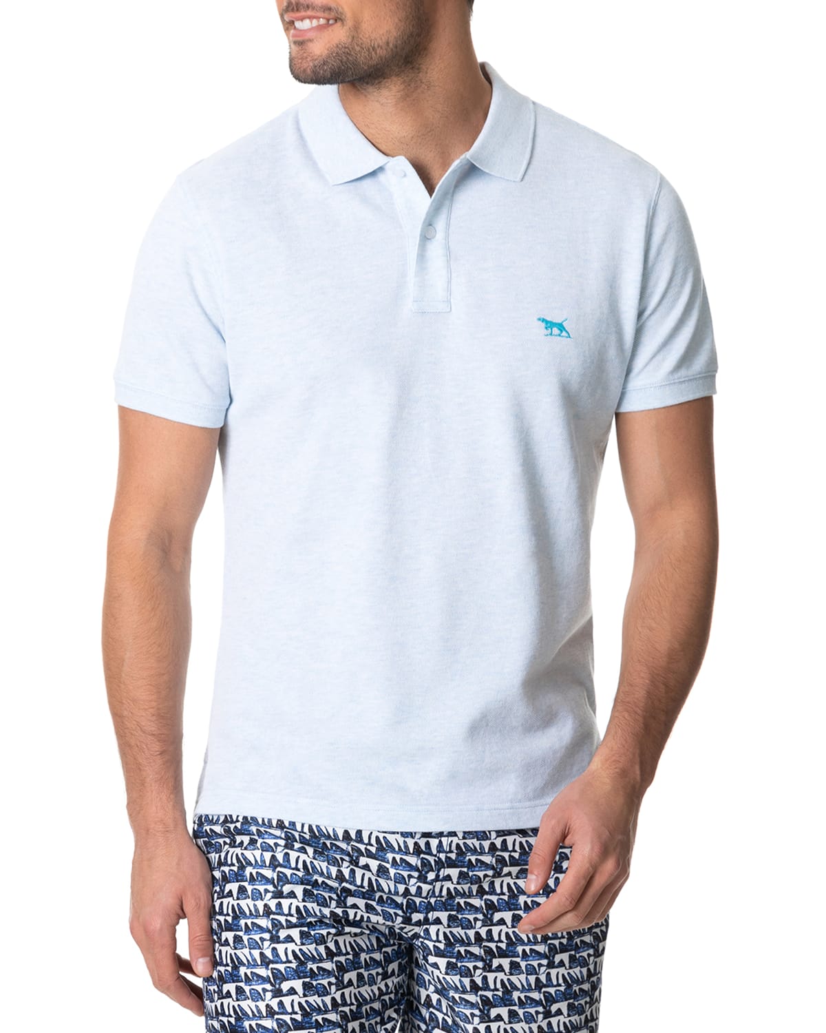 Shop Rodd & Gunn Men's The Gunn Polo Shirt In Mist