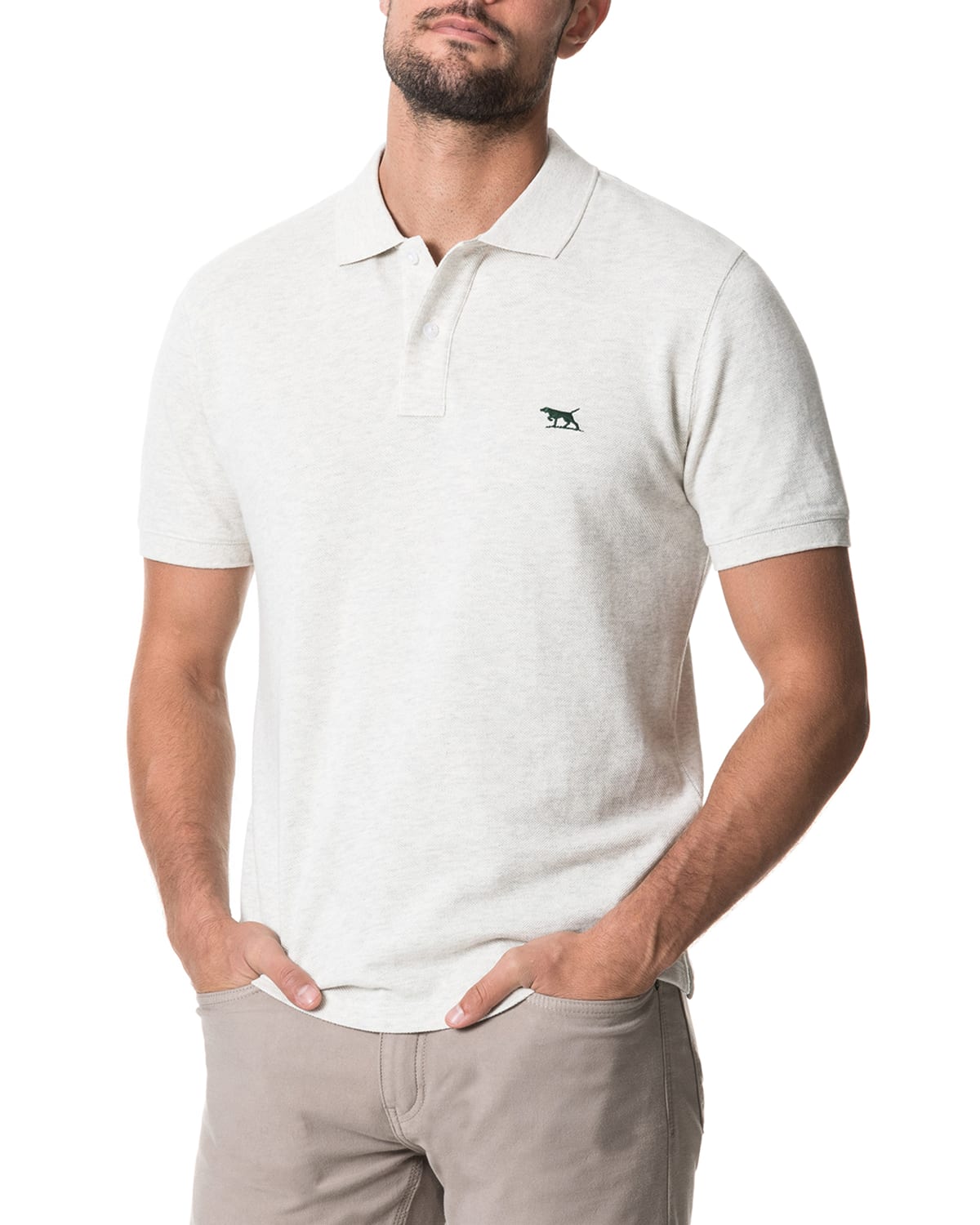 Shop Rodd & Gunn Men's The Gunn Polo Shirt In Pumice