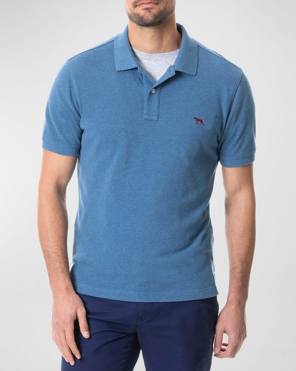 Shop Rodd & Gunn Men's The Gunn Polo Shirt In Regatta