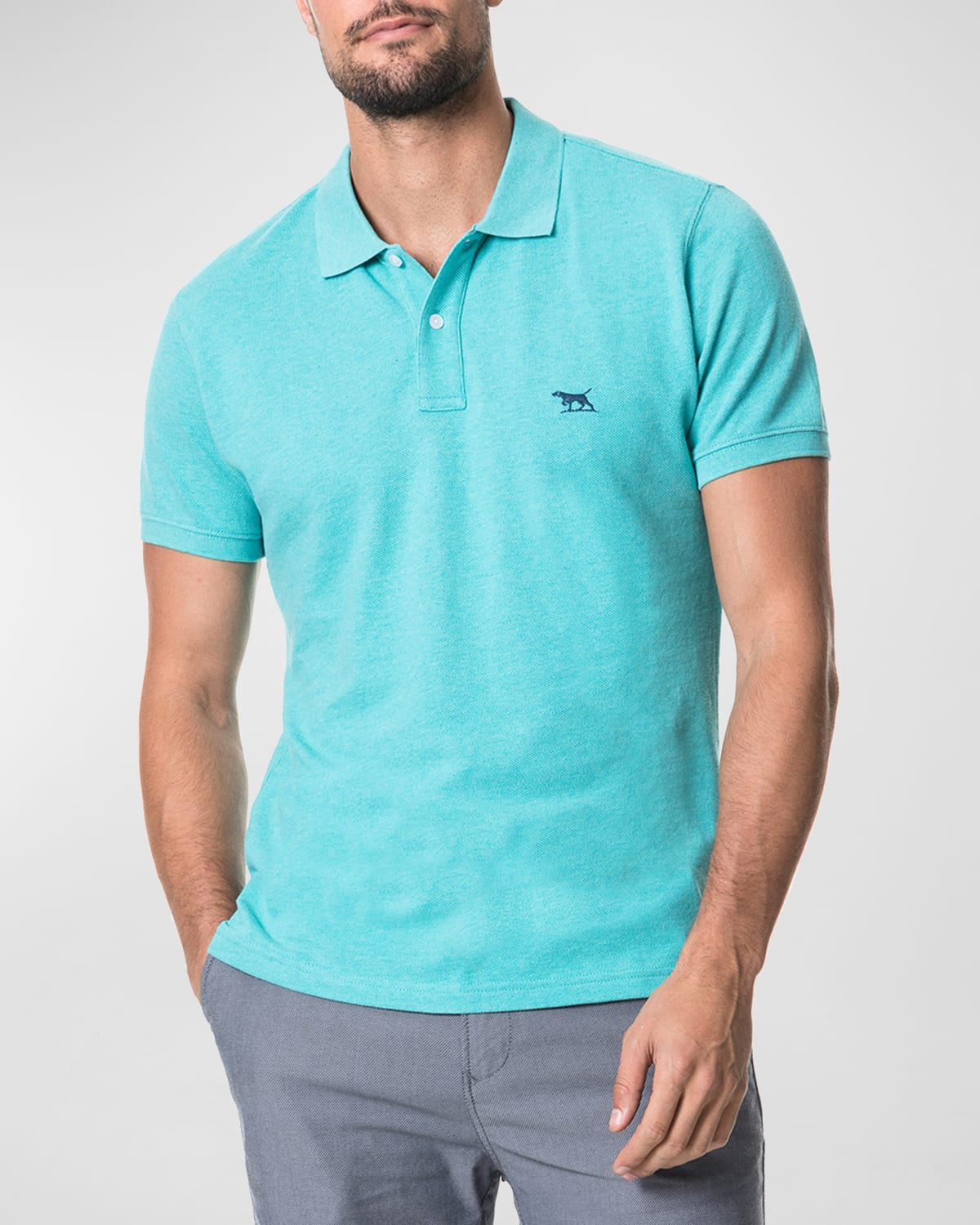 Rodd & Gunn The Gunn Polo In Aqua