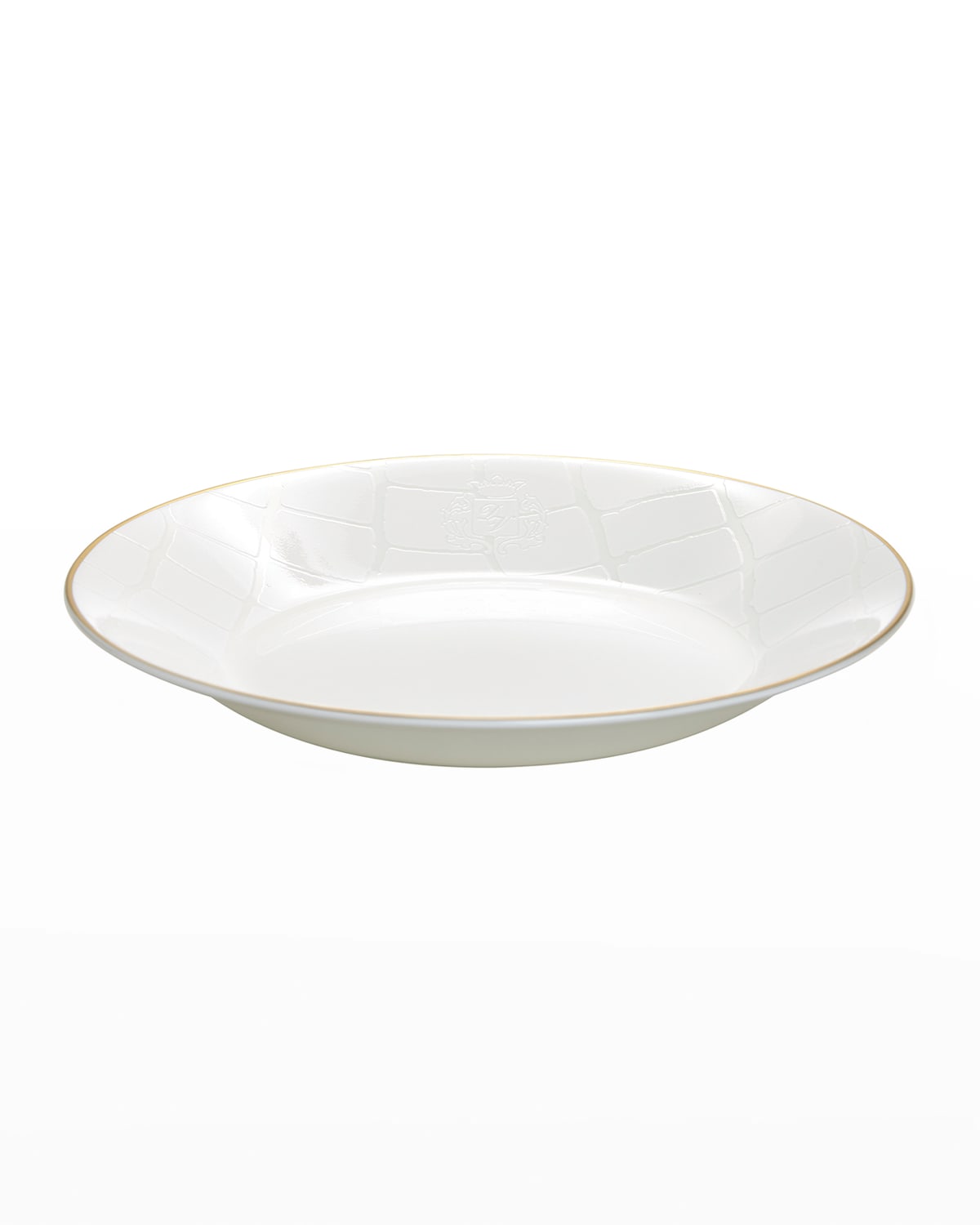 Shop Prouna Alligator Soup Bowl In Gold  White