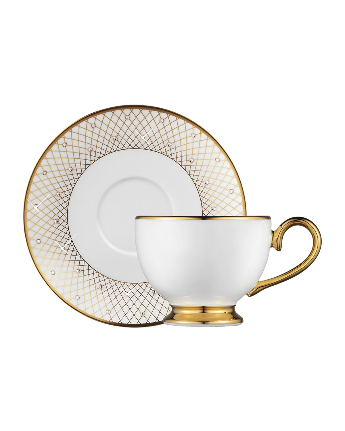 Shop Prouna Princess Teacup & Saucer In Gold