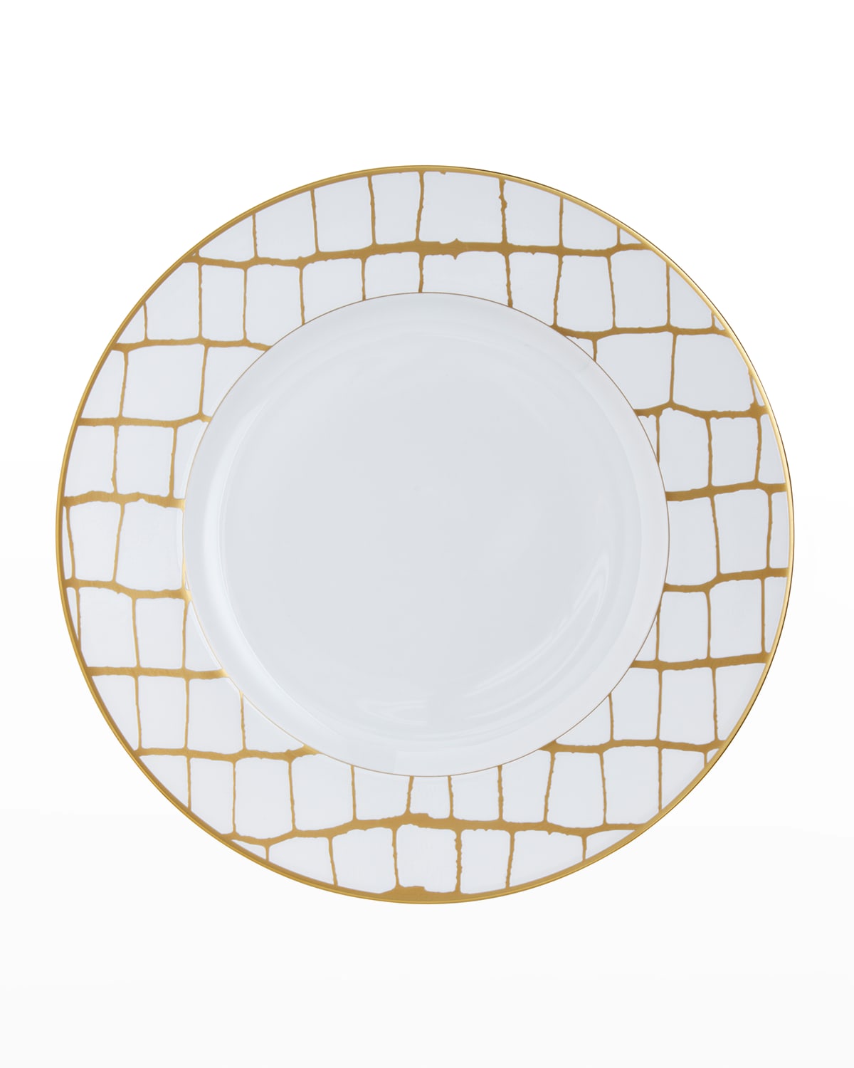 Shop Prouna Alligator Dinner Plate In Gold