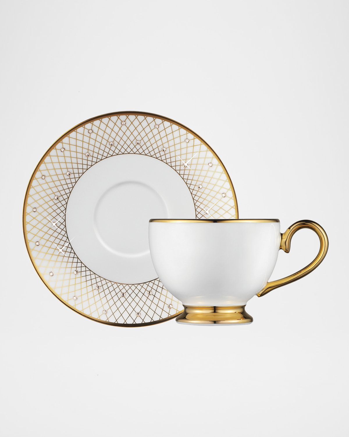 Prouna Princess Gold Espresso Cup & Saucer