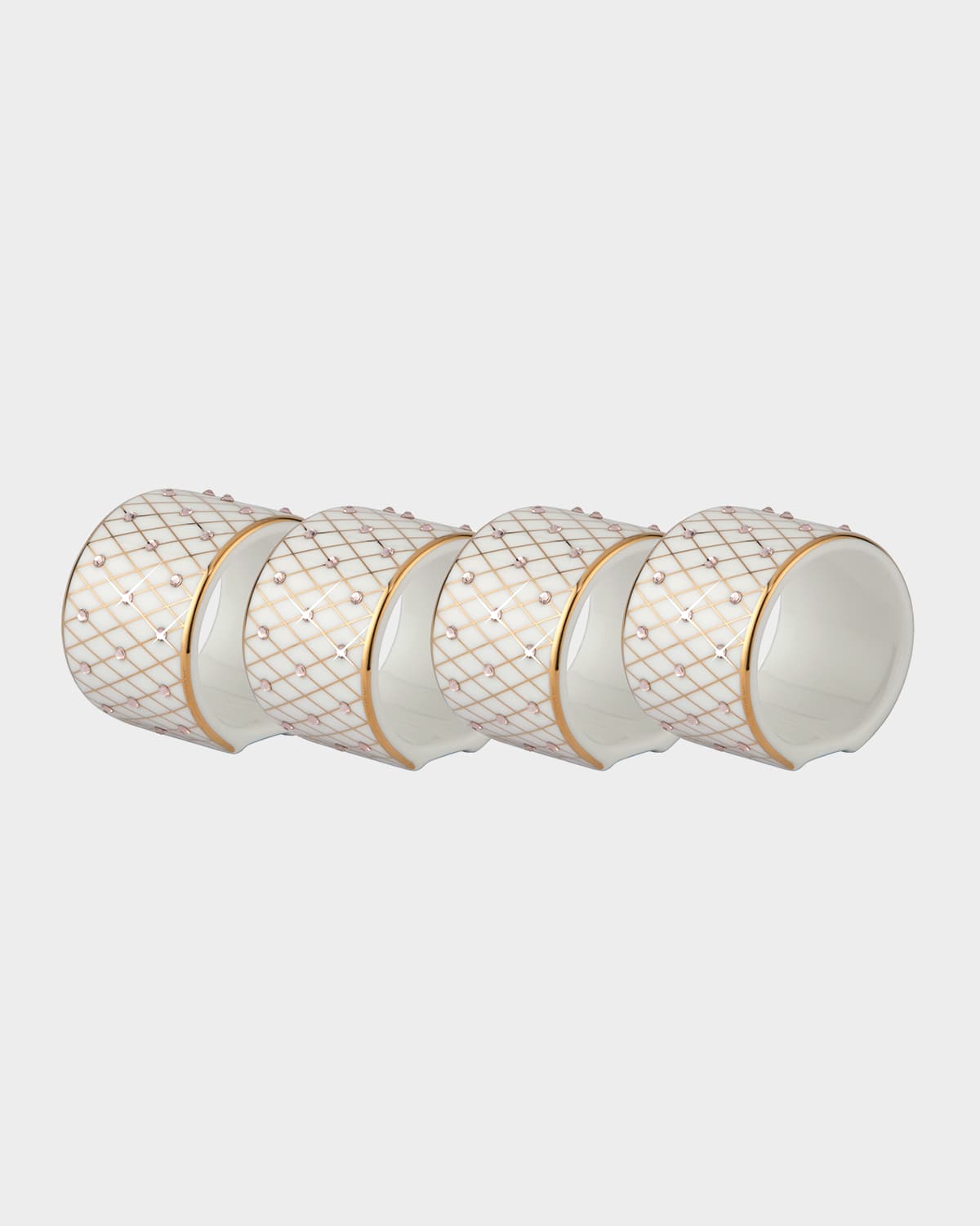 Prouna Princess Napkin Rings, Set Of 4 In Gold