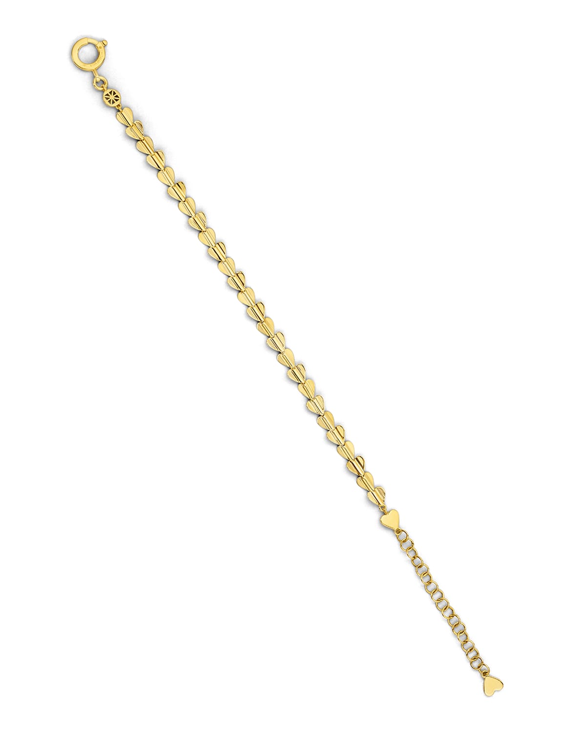 18k Yellow Gold Wings of Love Bracelet