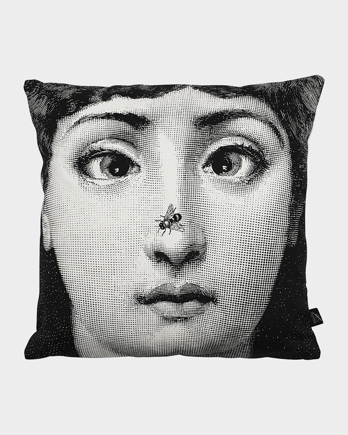 Fornasetti Cushion Ape Bug On Nose In Multi