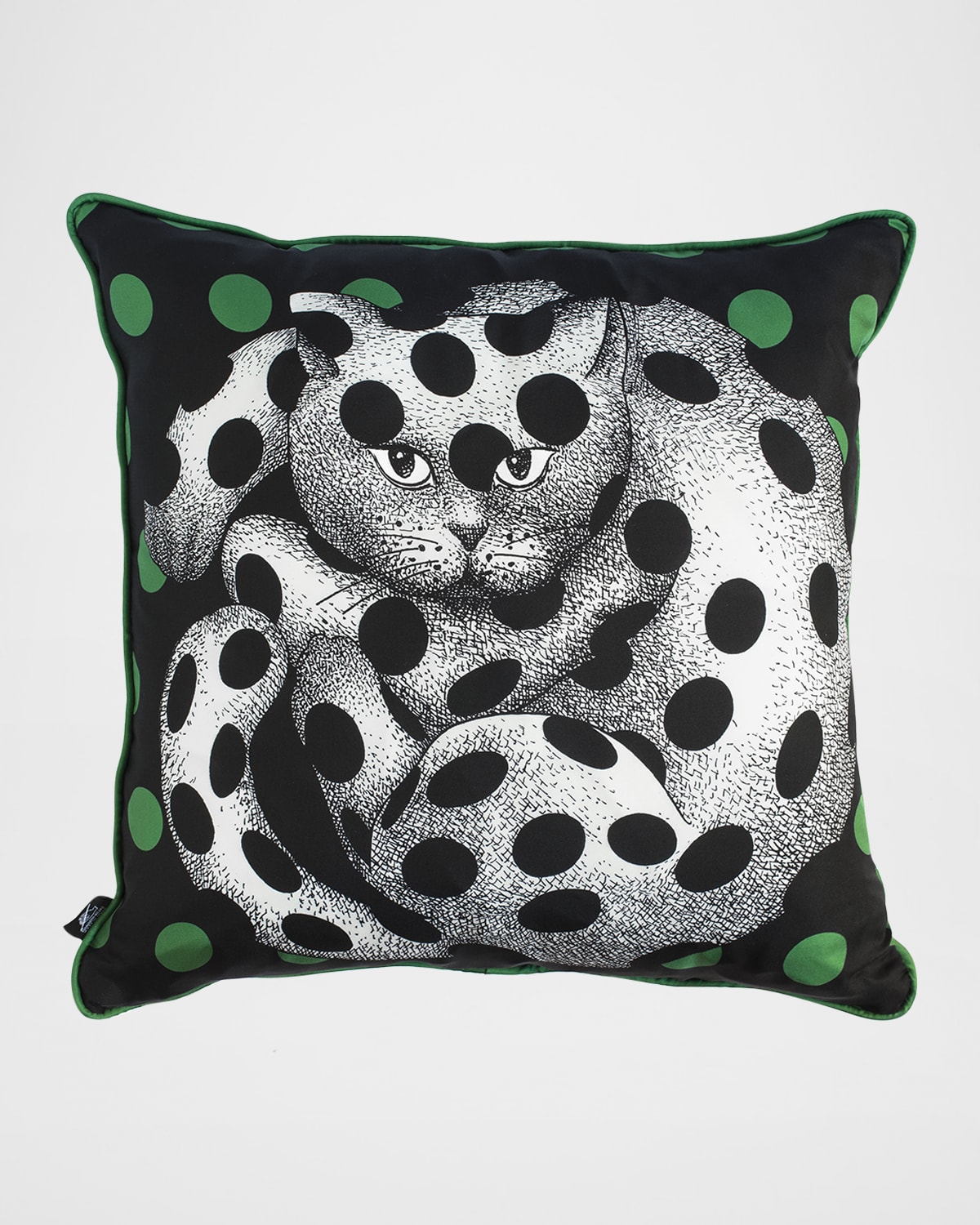 Fornasetti High Fidelity Silk Cushion 45cm X 45 Cm In Multi