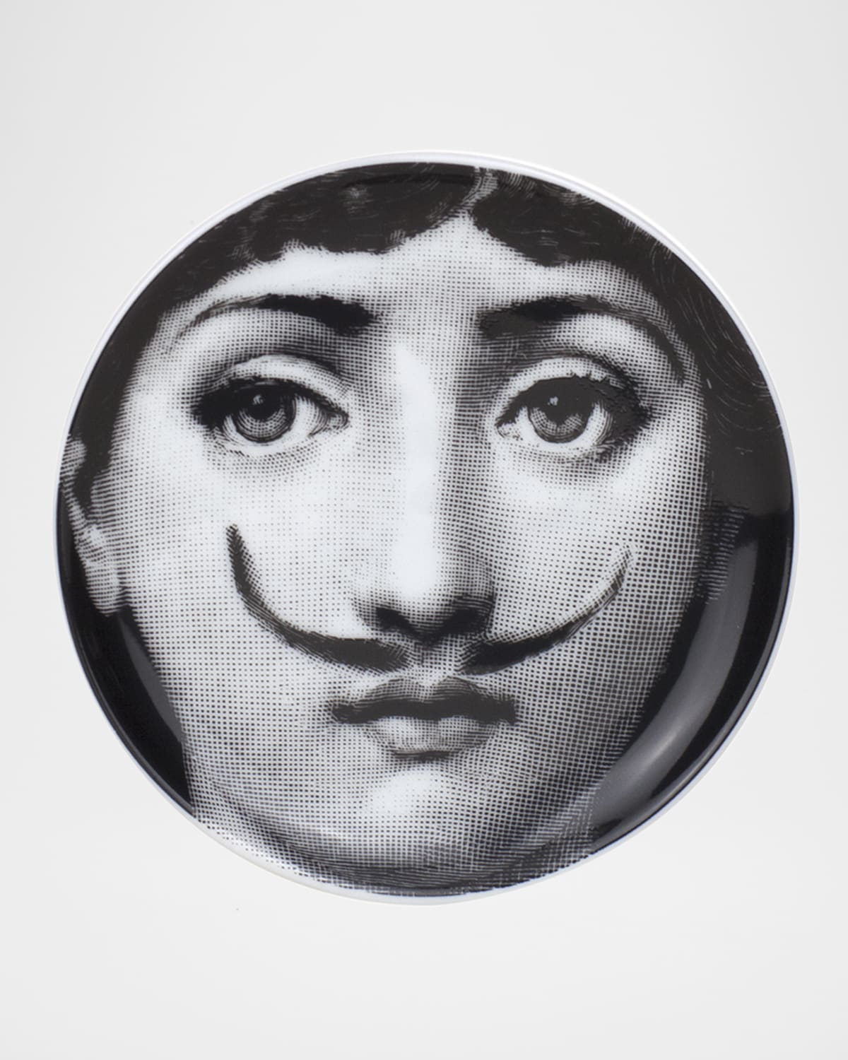 Fornasetti Coaster Tema E Variazioni No. 021 In Black/white