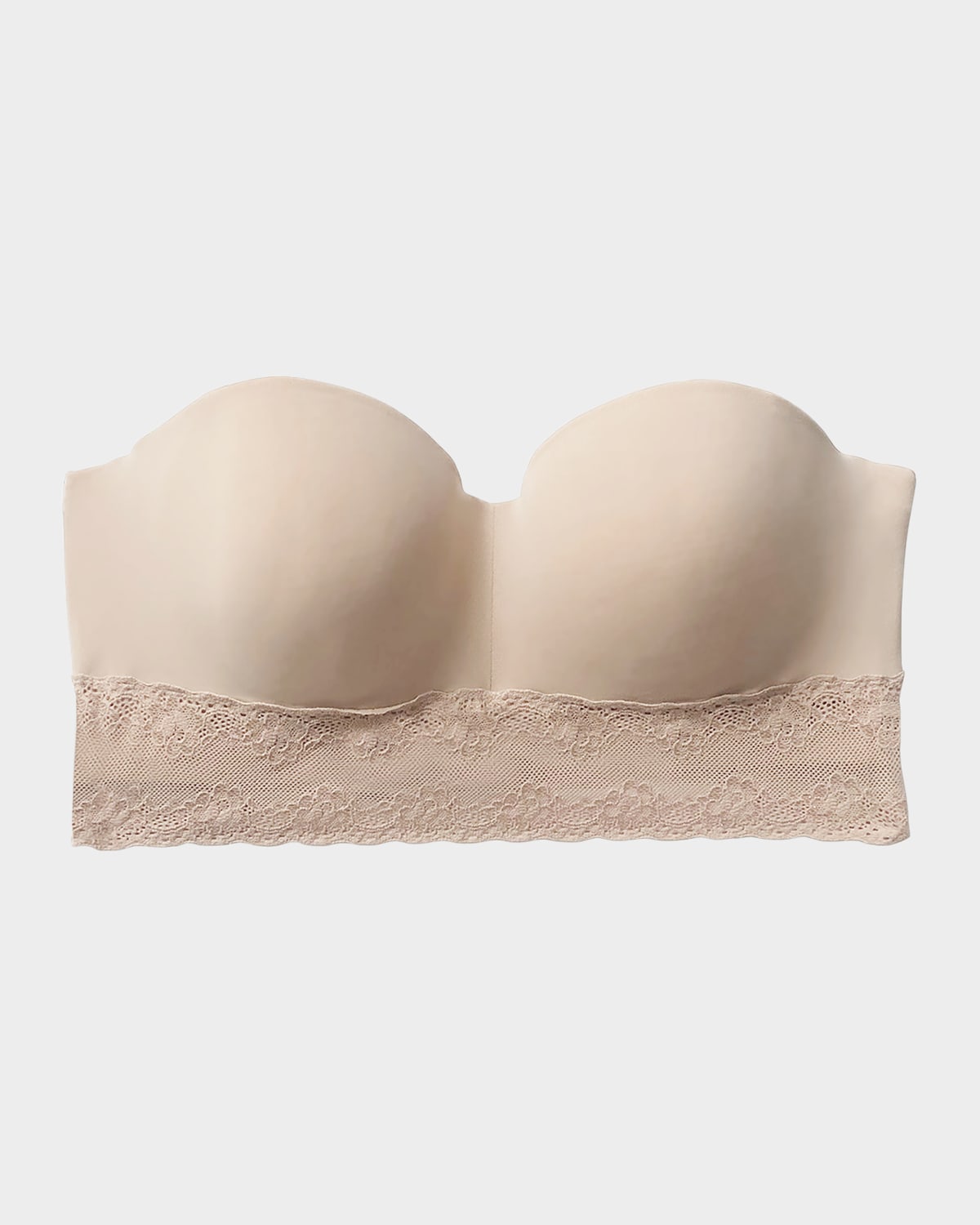 Shop Natori Bliss Perfection Strapless Underwire Contour Bra In Cafe