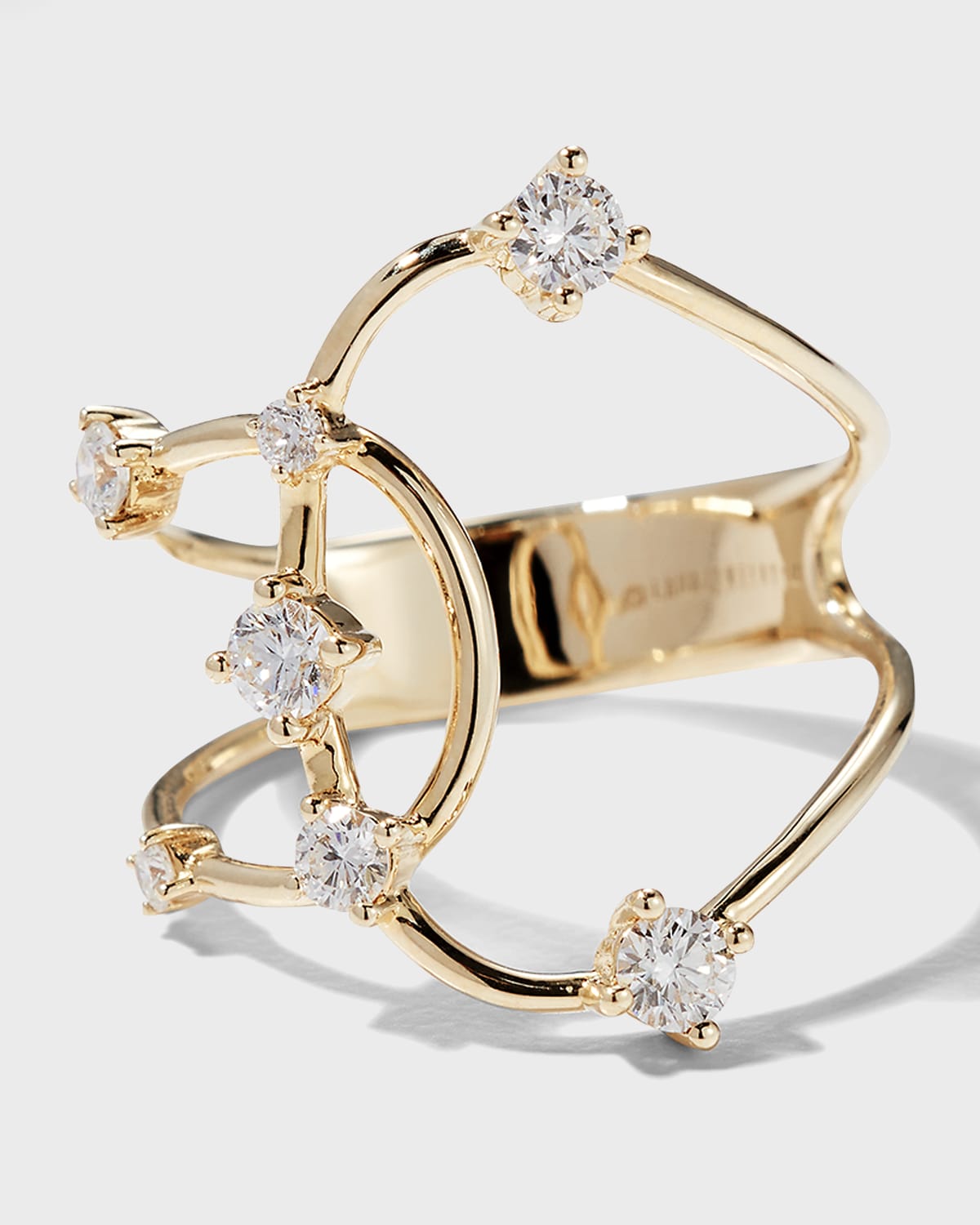 Lana Solo Diamond Illuminating Ring