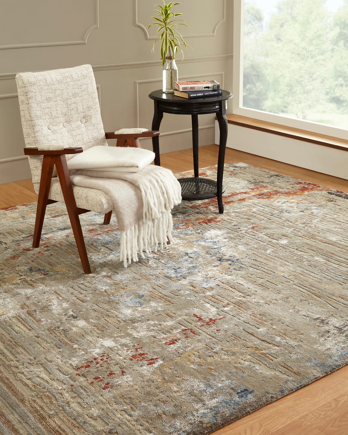 HAVEN & LOOM BRADDOCK HAND-KNOTTED RUG, 6' X 9' 