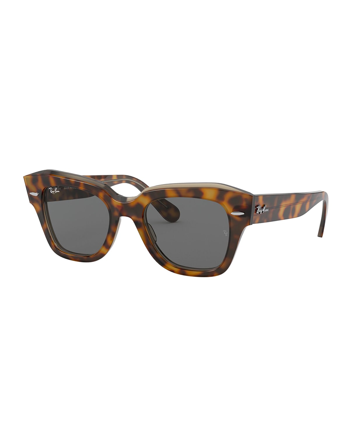 RAY BAN SQUARE ACETATE SUNGLASSES