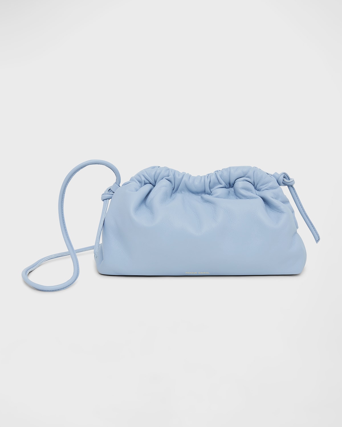 MANSUR GAVRIEL MINI LAMBSKIN CLOUD CLUTCH BAG