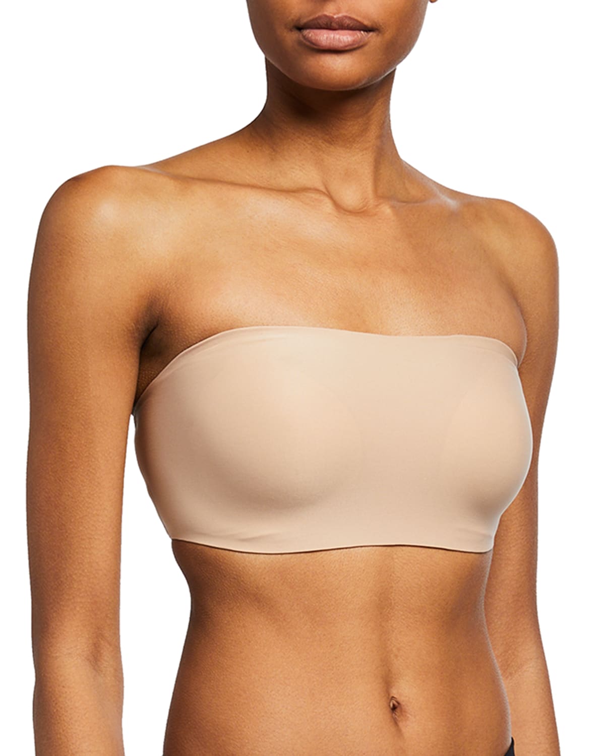 Shop Chantelle Soft Stretch Padded Bandeau Bra In Nude