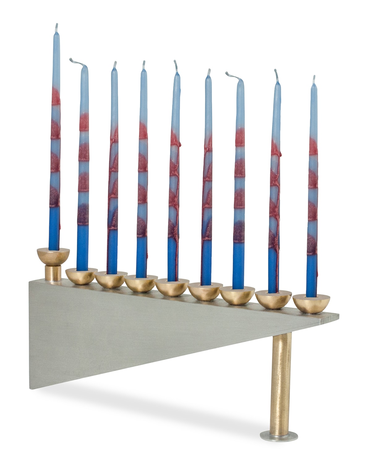 Modern Geometric Menorah